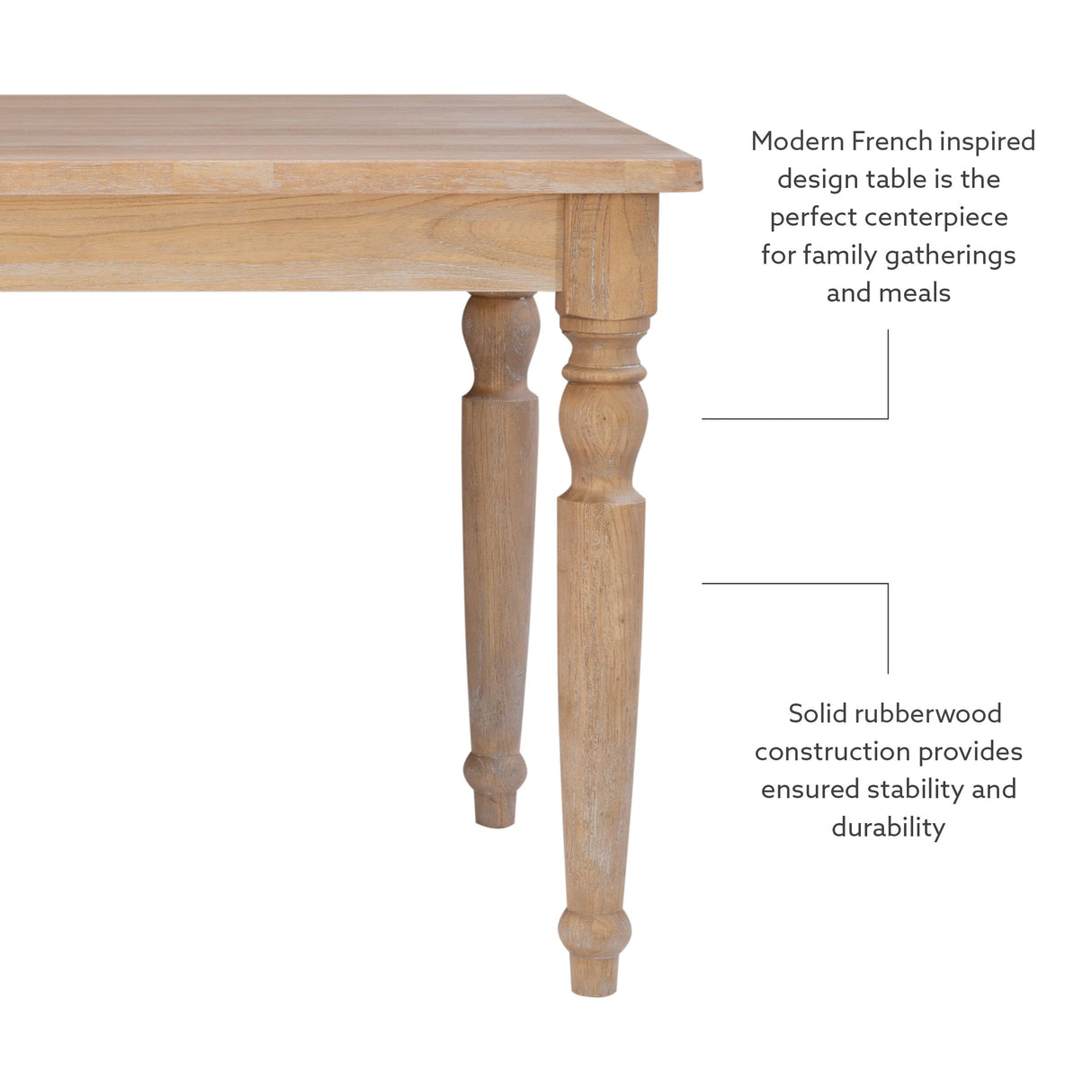 Linon Dining Table Brown Linon