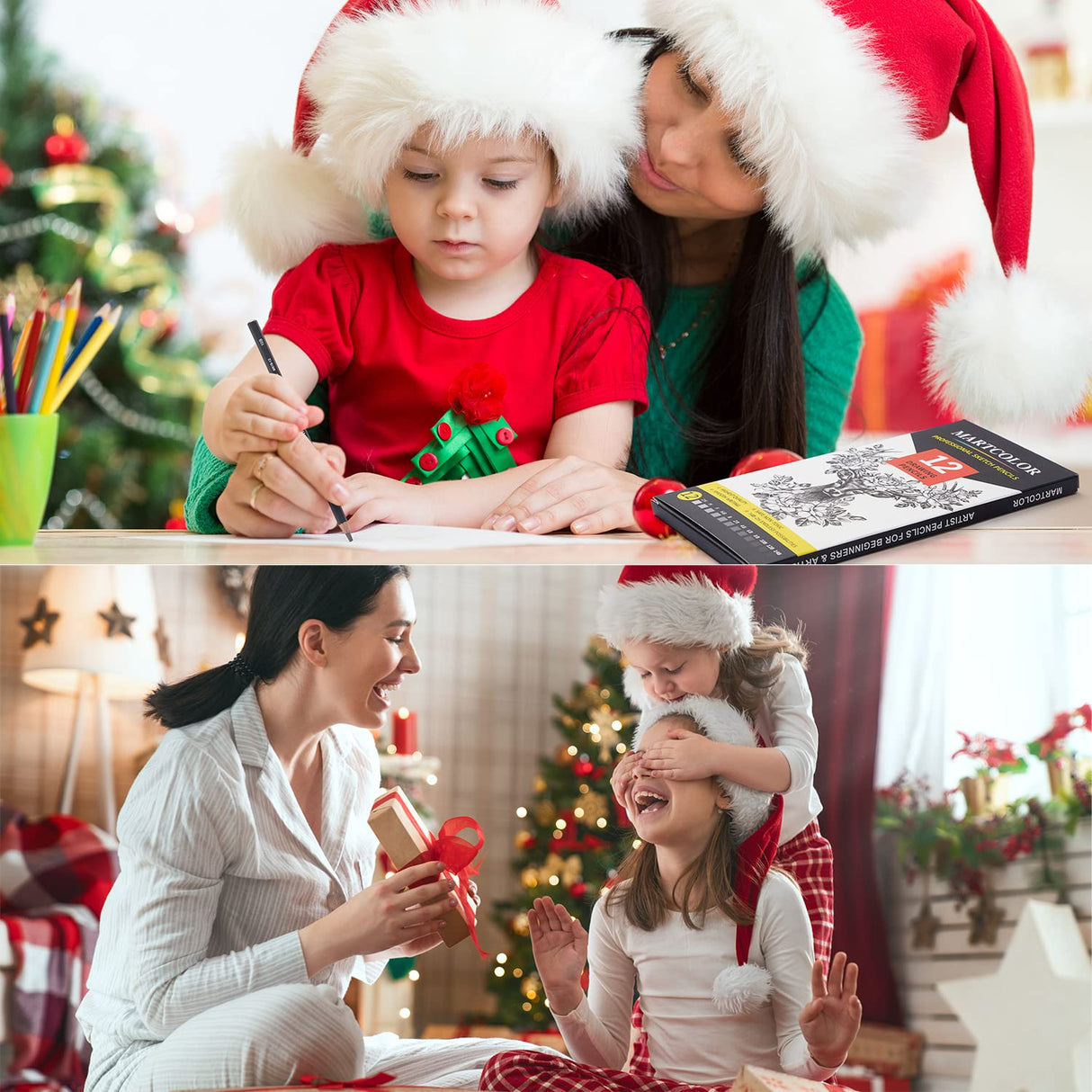 MARTCOLOR Drawing Sketching Pencils Set, 12 Pack Graphite Pencils(14B - 2H), Ideal for Drawing Art, Sketching, Shading, Artist Pencils for Beginners & Pro Artists MARTCOLOR