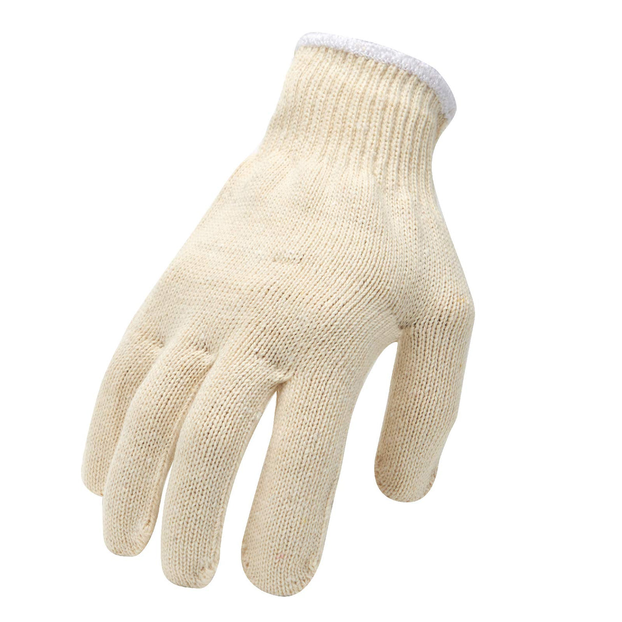 EBLAELEL Safety gloves white cotton bbq heat liners grilling work glove men cooking women knitted cotton Pack of 12 EBLAELEL
