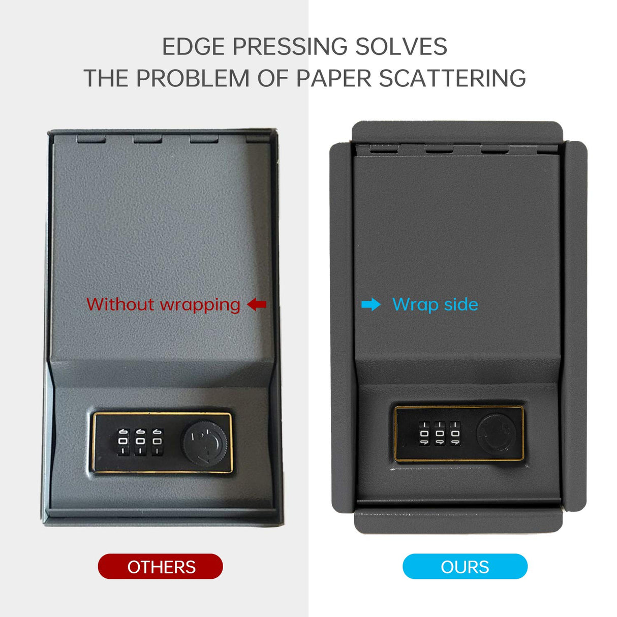 Chinoiserie Diversion Book Safe Storage Box (Size 8.7"×6"×2") With Security Combination Lock, Chinese style Ornaments Secret Hidden Safe (The Art of War - Combination Lock) PACOLO