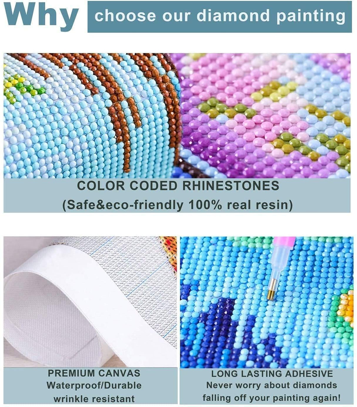 5D DIY Diamond Art Painting Virgin Mary Full Round Drill Embroidery for Wall Decoration 12X16 inches WoodArtSupply