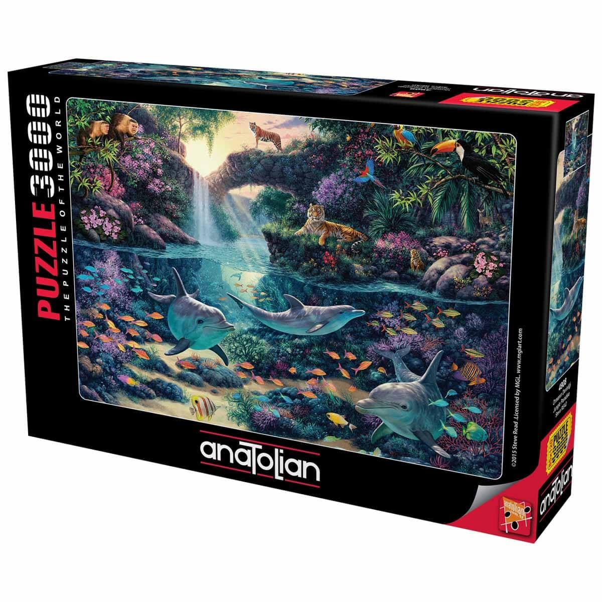 Anatolian Puzzle - Jungle Paradise, 3000 Piece Jigsaw Puzzle #4908 47 X 34 inches Anatolian