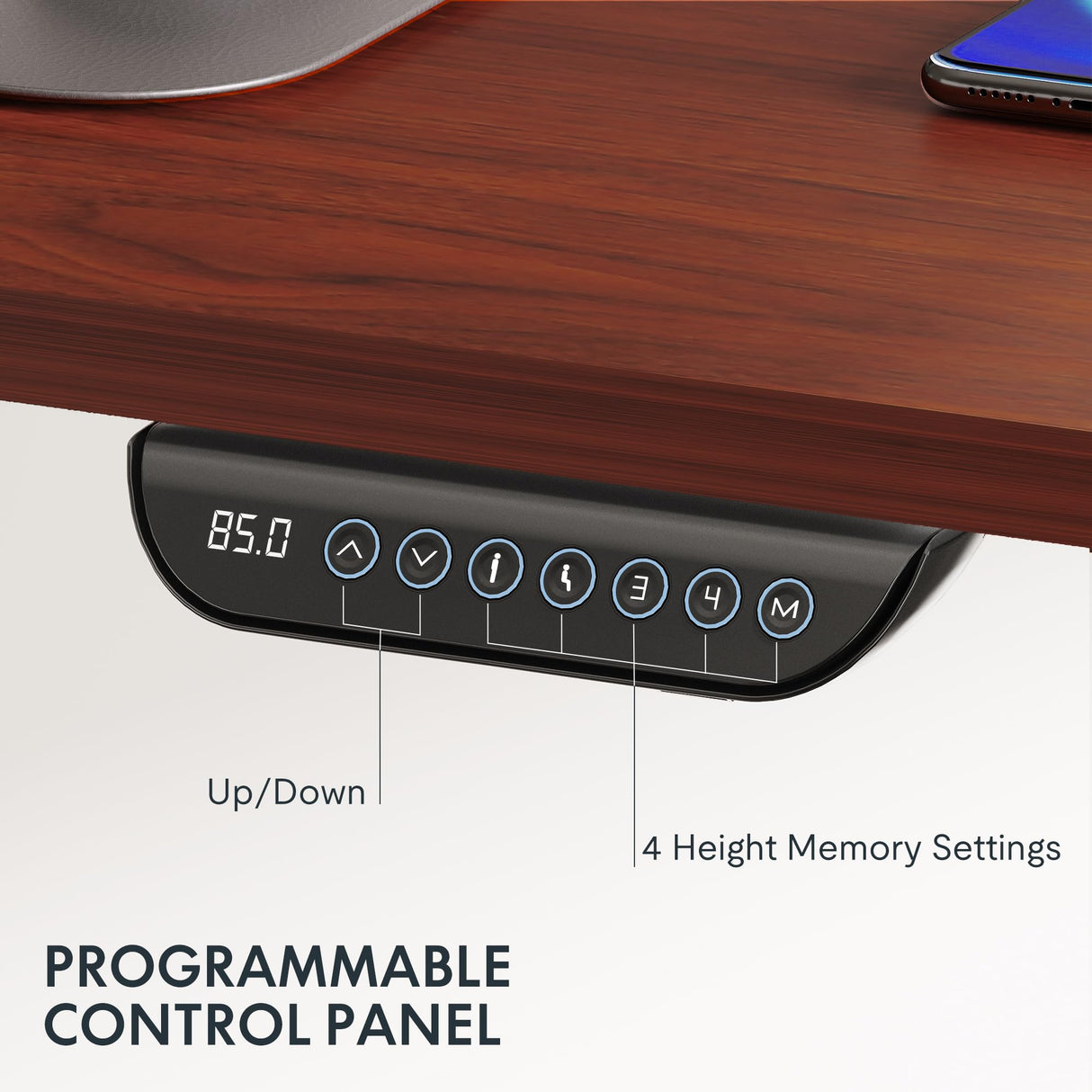 FLEXISPOT E6 Dual Motor 3 Stages Standing Desk 72x30 Inch Whole-Piece Board Height Adjustable Desk Electric Stand Up Desk Sit Stand Desk(Black Frame FLEXISPOT