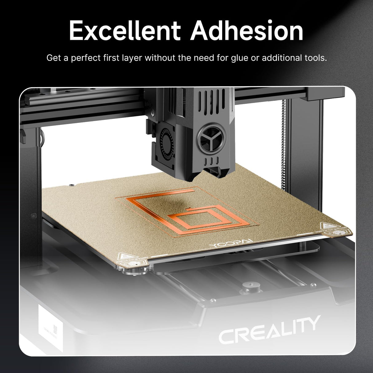 YOOPAI Double-Sided PEI+PEO Sheet and Flexible Magnetic Build Plate, 235 * 235mm 3D Printer Bed Platform for Creality K1/K1C/Ender 3/Ender 5 S1/Ender 3 Pro/Ender 3 V3/Ender 3 S1 Pro/Ender 3 Neo YOOPAI