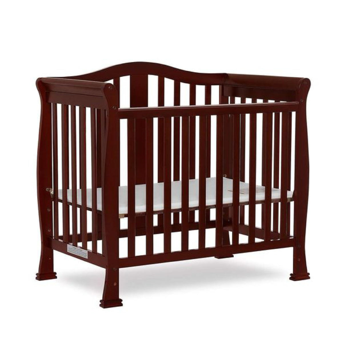 Dream On Me Addison 4-in-1 Convertible Mini Crib in Espresso, Greenguard Gold Certified, Non-Toxic Finishes, Built of New Zealand Pinewood, Comes with 1” Mattress Pad Dream On Me