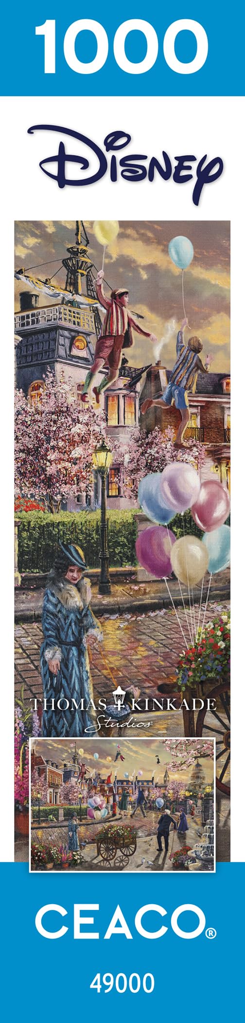 Ceaco - Thomas Kinkade - Disney - Mary Poppins Returns - 1000 Piece Jigsaw Puzzle Ceaco