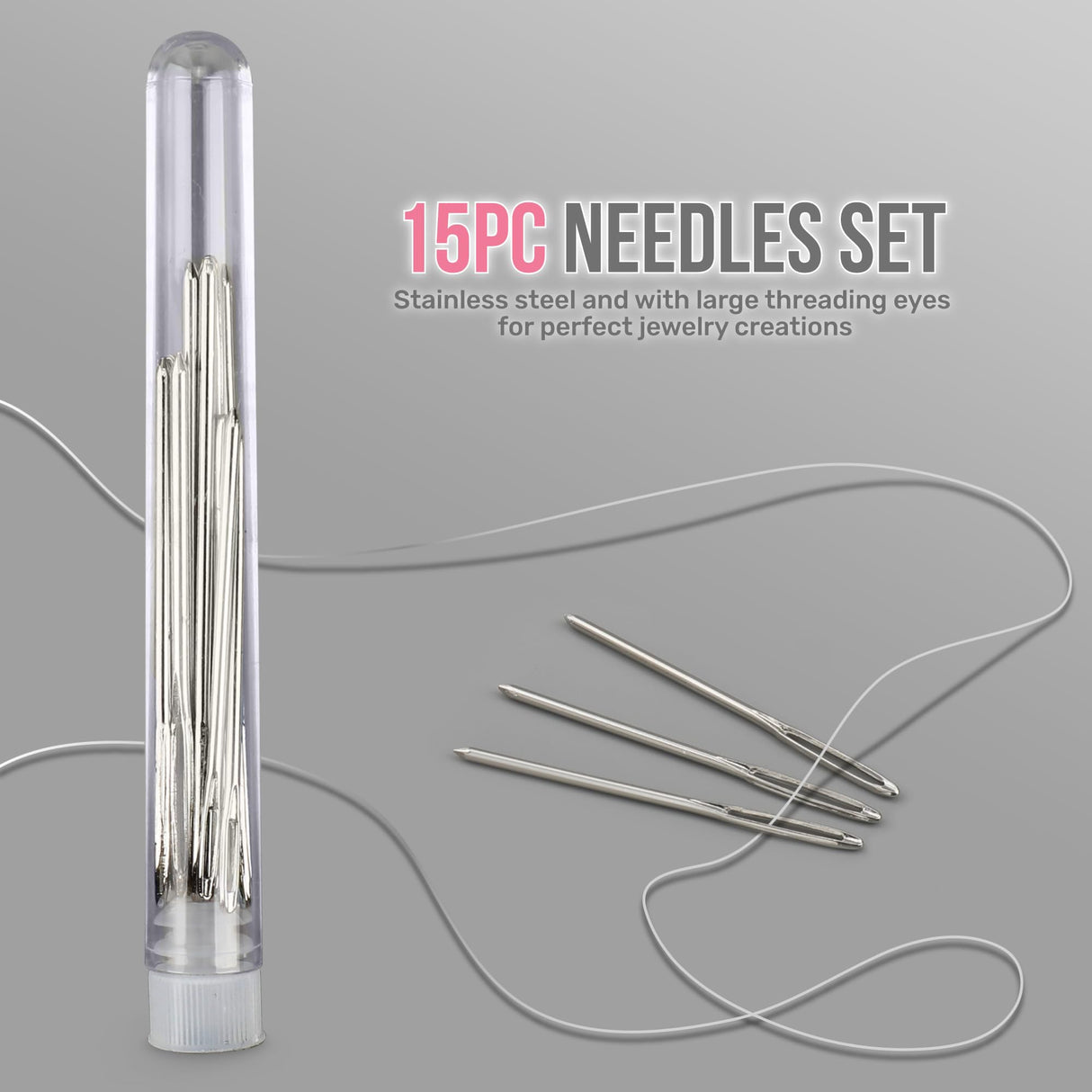 Hi-Spec 17pc Jewelry Making Tool Kit & 600pc Findings Accessories Box Set. Pliers & Wires for Handmade Bracelets, Necklaces, Earrings and Charms Arts & Crafts Hi-Spec