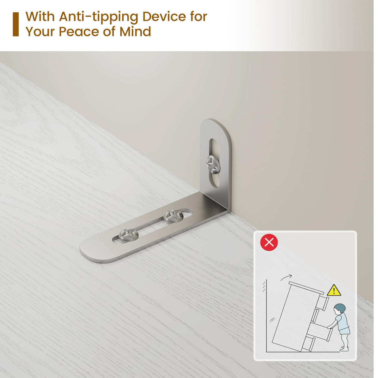 ANCTOR Large Corner Bookcase with 2 Storage Cabinets and 18 Shelves, 7 Tiers L Shaped Wood Bookshelf, 71" Tall Corner Hutch for Living Room, Bedroom, White ANCTOR