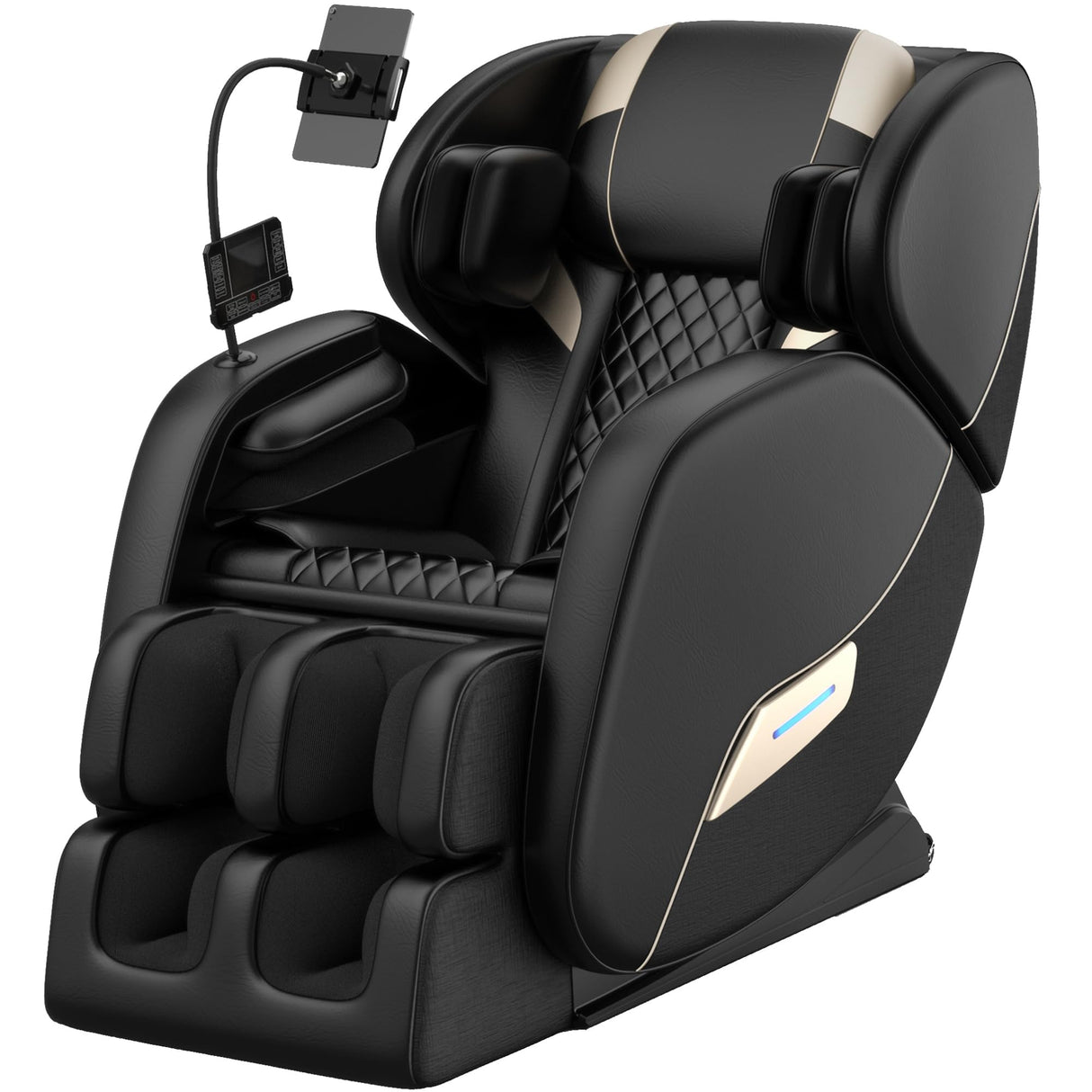 VUYSUYVY 2025 Massage Chair Full Body, Zero Gravity SL-Track Shiatsu Massage Chair Recliner, Heating, Foot Massage, Auto Modes, Bluetooth Speaker, Touch Screen Controller, Extended Footrest, Wheels VUYSUYVY