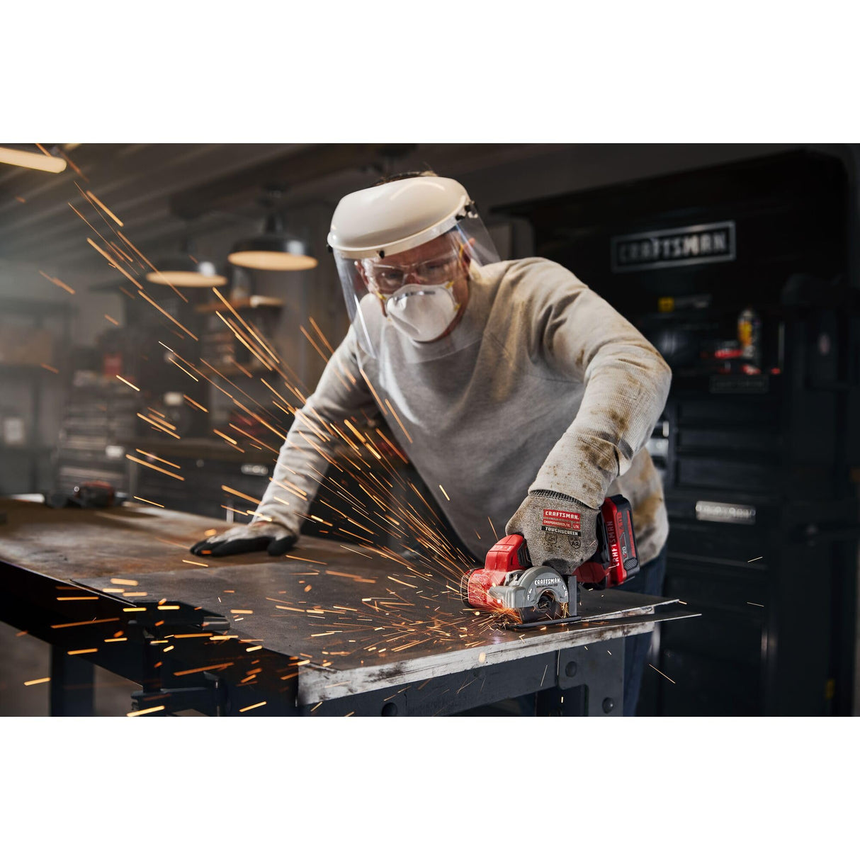 CRAFTSMAN V20 Cordless Cut-Off Tool, Brushless RP, 3 Inch, Small Circular Saw, Bare Tool Only (CMCM300B) CRAFTSMAN