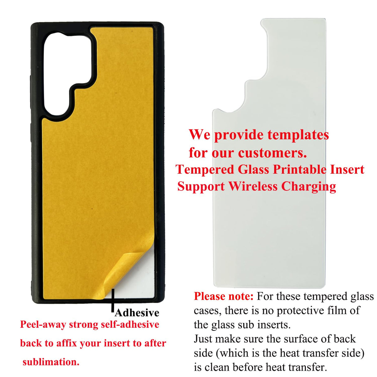 JUSTRY 5PCS Sublimation Phone Case Blanks Compatible with Samsung Galaxy S22 Ultra 5G Case,Wireless Charging Compatible Easy to Sublimate DIY Soft TPU Mobile Case with Tempered Glass Inserts JUSTRY