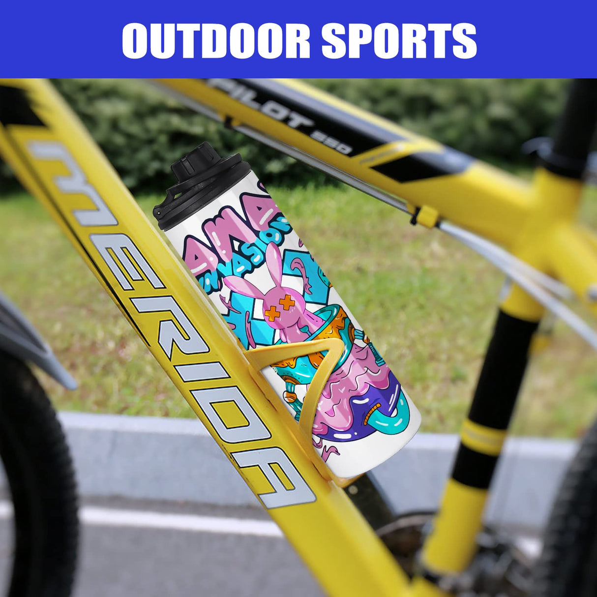 FECBK 8 Pack Sublimation Water Bottle Blanks 20 oz Sublimation Sports Water Bottle with Handle Stainless Steel Sublimation Tumbler Blanks with Lids and Straws, Individually Box, White, Diy Gift FECBK