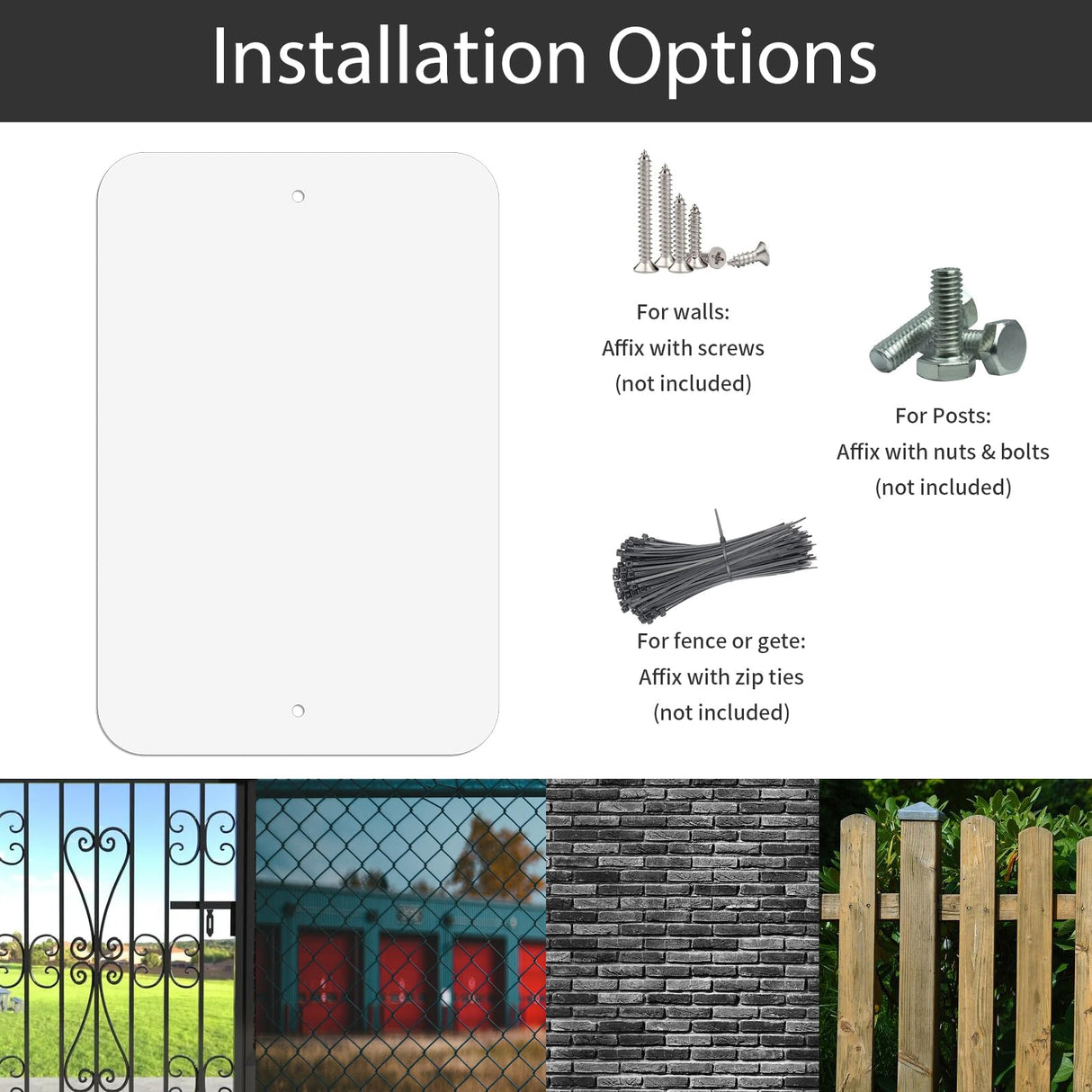 Blank Aluminum Signs 4-Pack, 18 x 12 Inches Blank Metal Sign, Write-On Sign, Blank Sign for Vinyl DTF Screenprint or Flatbed Printed Graphics, Rust Free Weather Resistant, Waterproof, Durable Ink, Easy to Mount Indoor or Outdoor Use MINGHONG