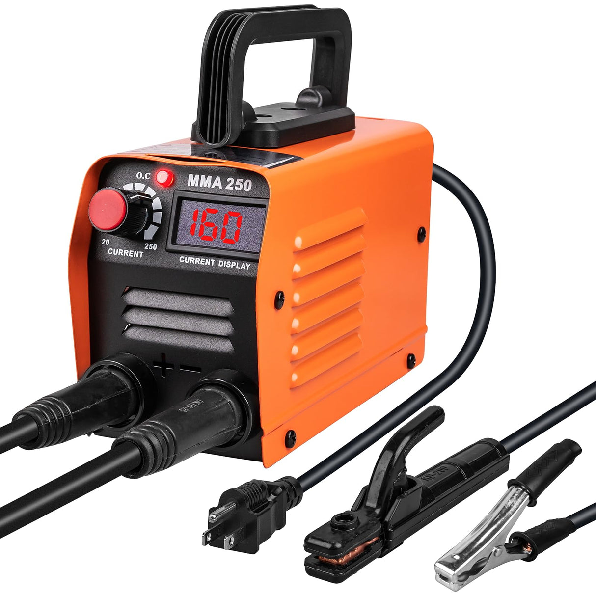 Siasky Mini Welding Machine, Upgraded Welder Machine 110V, Portable Stick Welder MMA-250A, IGBT Inverter Welder with Hot Start, Arc force, Anti-Stick Siasky