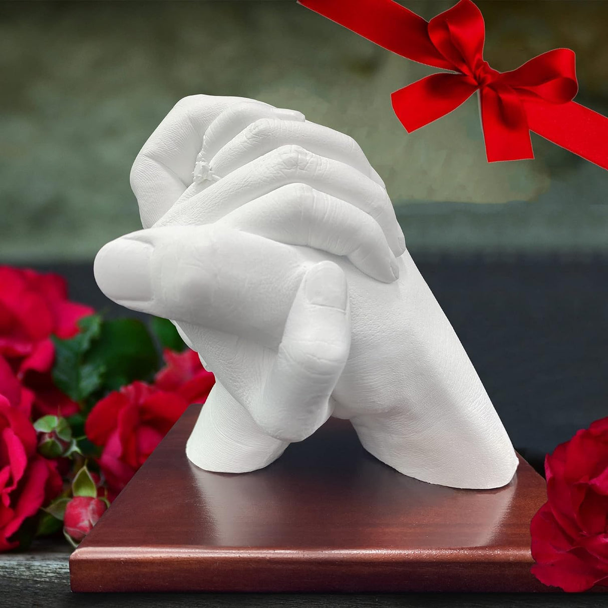 Hand Casting Kit Couples | Keepsake Hand Mold kit Couples for Holiday Activities, with Base & Card Stand Molding Kits for Adults, Wedding, Friends, Plaster Hand Mold Casting Kit Godora