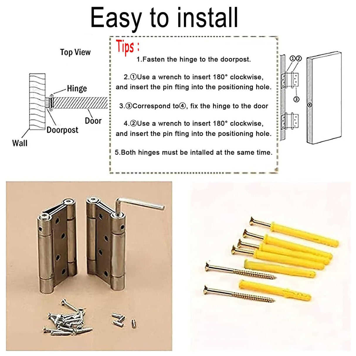 Swinging Doors Retro Counter Swinging Doors Cafe Doors, Indoor Solid Wood Single Door Automatic Closure Parlor Butler Door, Entrance Fence Gate, Includes Hinges,with Auto Close PEJLHK
