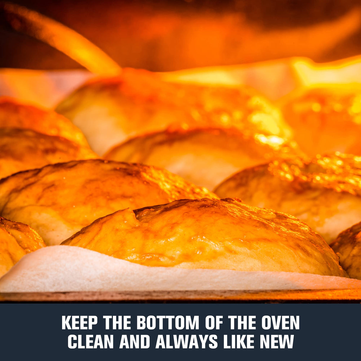 Meegoo Oven Liners for Bottom of Oven, 2 Pack Large Thick Heavy Duty Non-Stick Teflon Oven Mat Set, 15.74"x 23.62" BPA and PFOA Free Oven Floor Protector Liner, Kitchen Friendly Cooking Accessory Meegoo