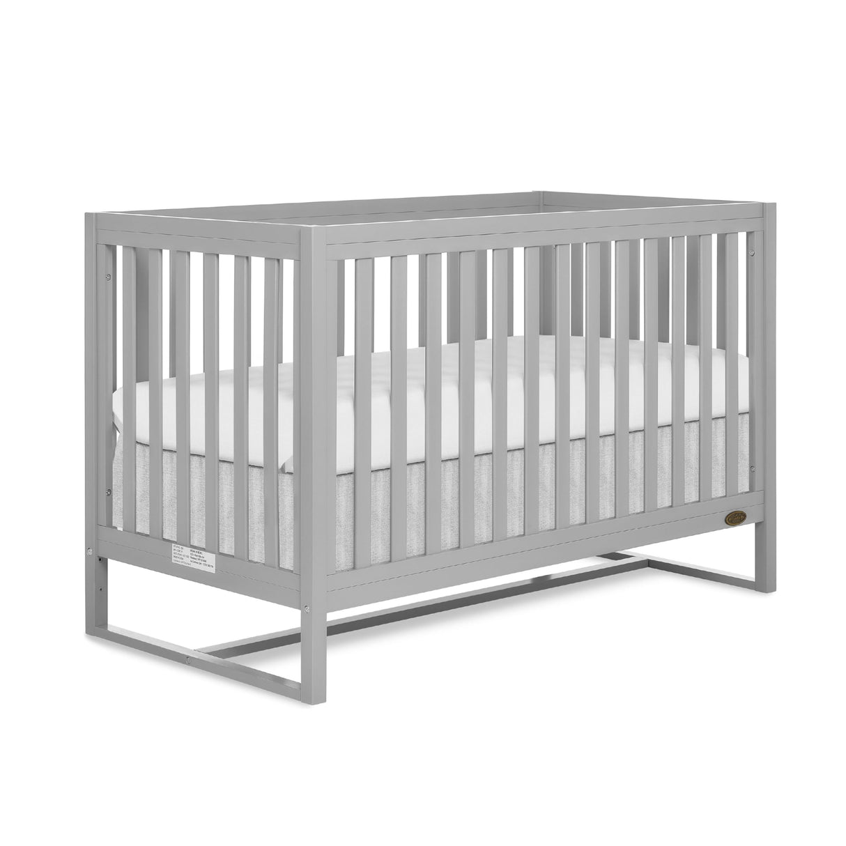 Dream On Me Arlo 5-in-1 Convertible Crib in Pebble Grey, JPMA Certified, 3 Mattress Height Settings, Non-Toxic Finish, Made of Sustainable and Sturdy Pinewood Dream On Me