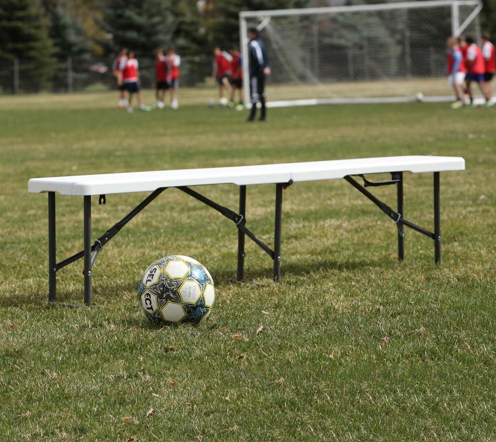 Lifetime 80305 Portable Folding Bench, White Lifetime