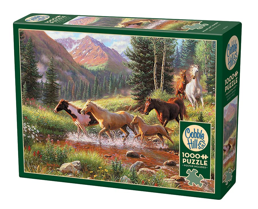 Cobble Hill 1000 Piece Puzzle - Mountain Thunder - Sample Poster Included Cobble Hill Puzzle Company Ltd.