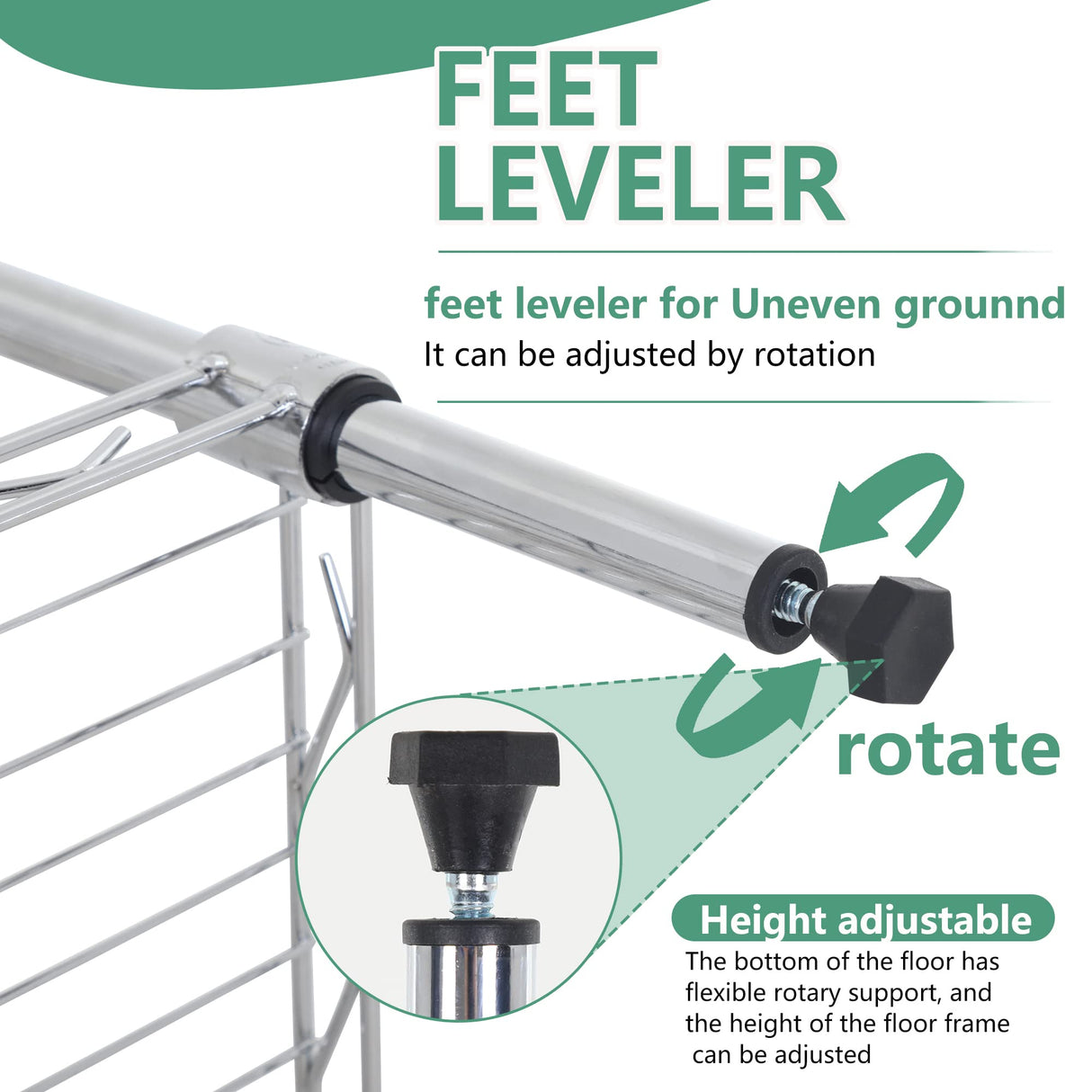 FDW 24" L×14" W×60" H Wire Shelving Unit Metal Shelf with 5 Tier Layer Rack Strong Steel for Restaurant Garage Pantry Kitchen Garage,Chrome FDW