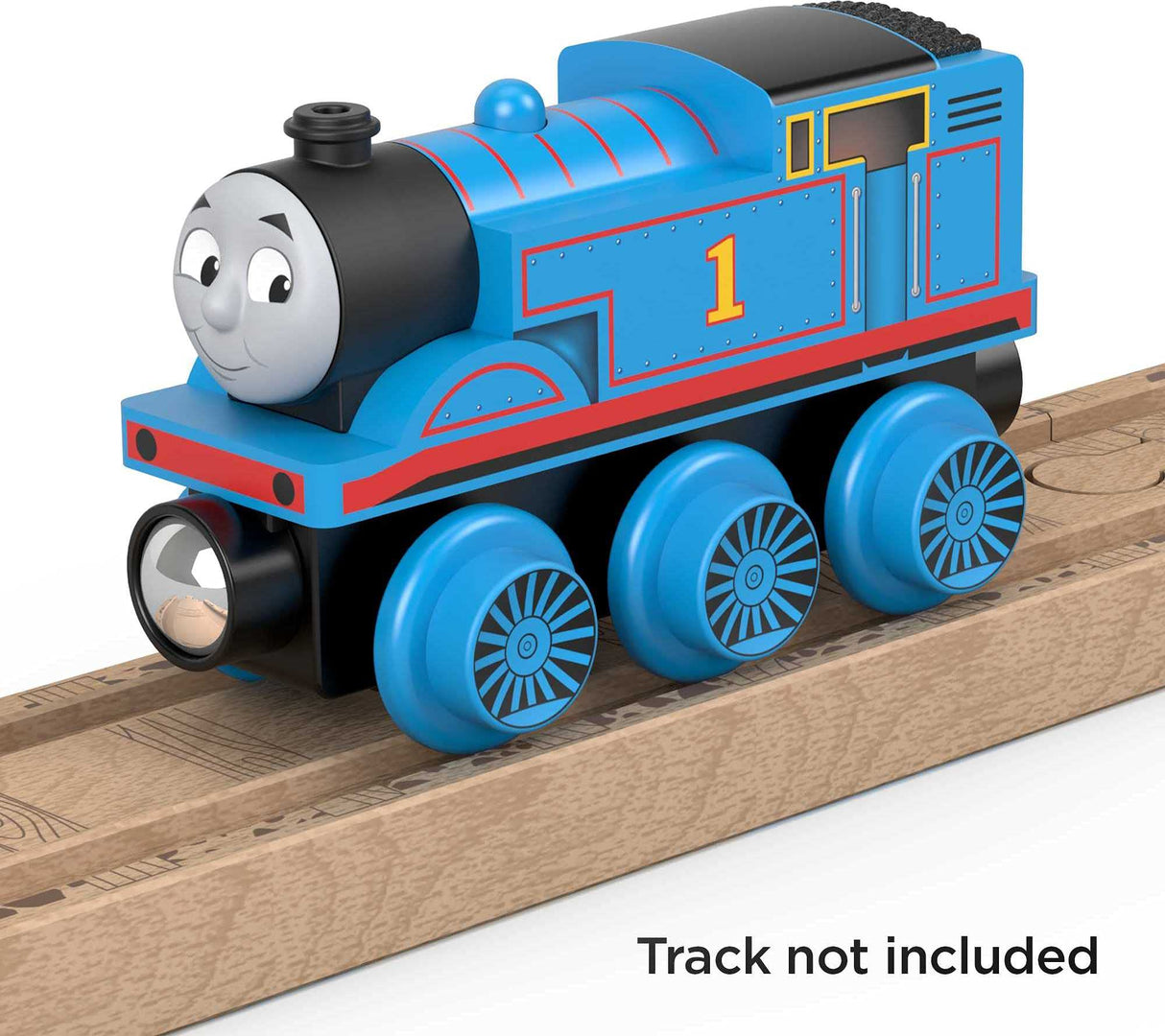Thomas & Friends Wooden Railway Toy Train Thomas Push-Along Wood Engine for Toddlers & Preschool Kids Ages 2+ Years Thomas & Friends