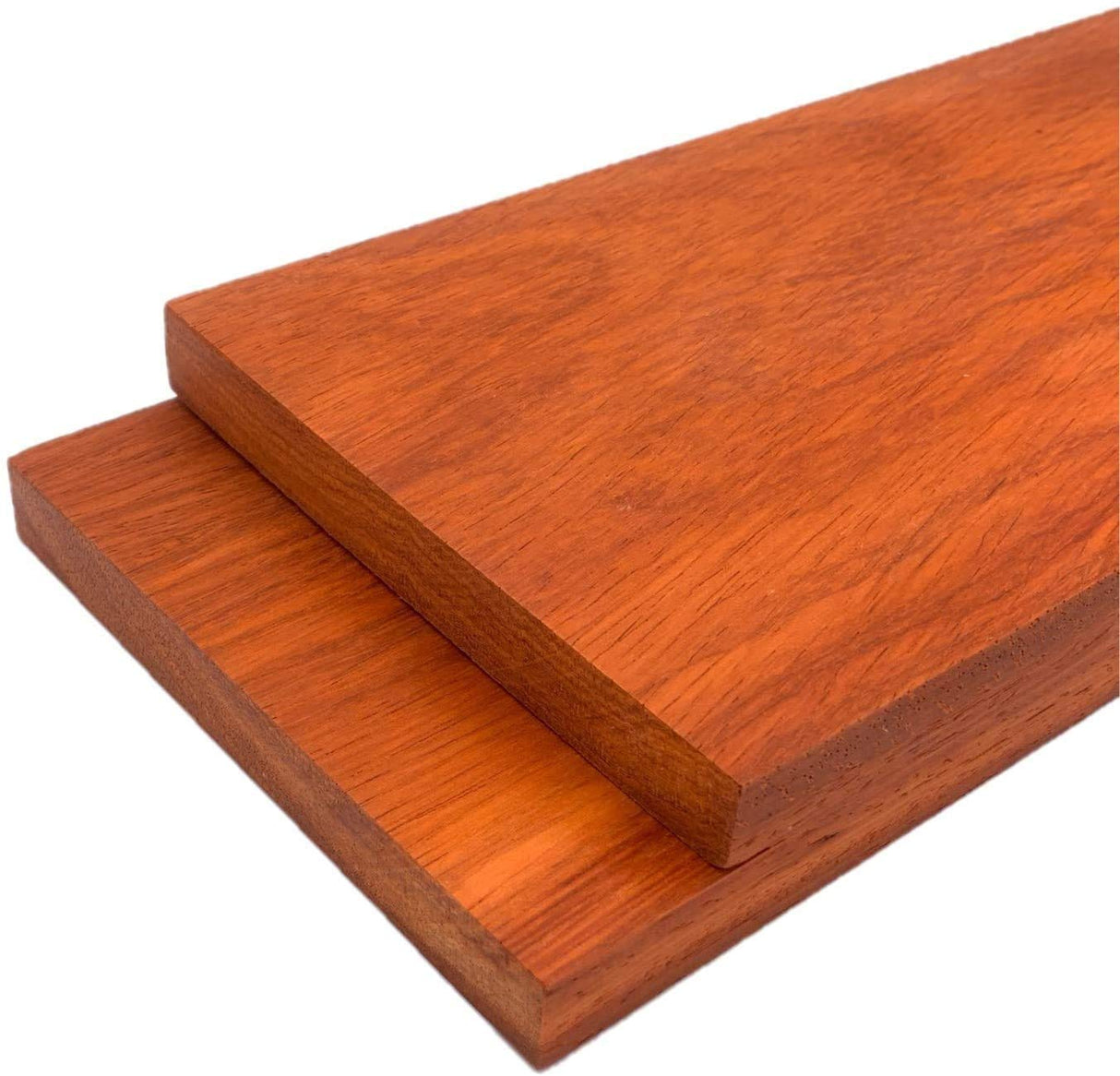Padauk Lumber Board - 3/4" x 5" (2 Pcs) (3/4" x 5" x 48") Barrington Hardwoods