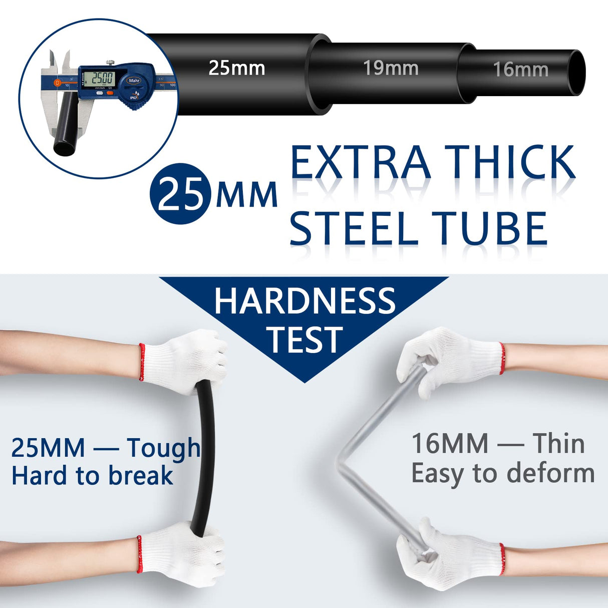 LOKEME Portable Closet, 67 Inch Wardrobe Closet for Hanging Clothes with 4 Hanging Rods, 25mm Steel Tube Clothes Storage Organizer for Extra Sturdy, Quick and Easy to Assembly, Gray Cover LOKEME