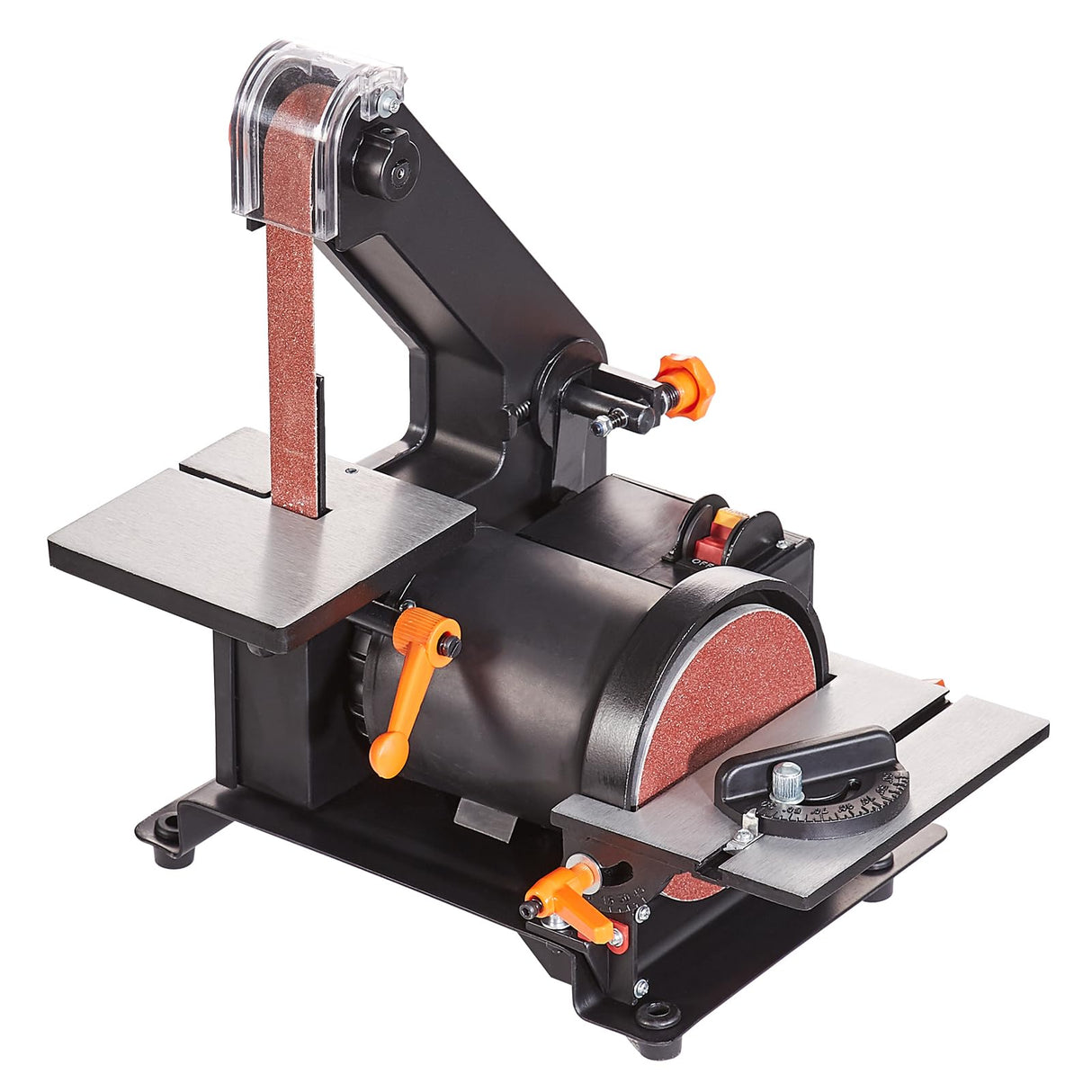 VEVOR 1 x 30 Inch Belt Sander with 5 Inch Disc Sander, Powerful Bench Sander with 2.5A Induction Motor for Woodworking VEVOR