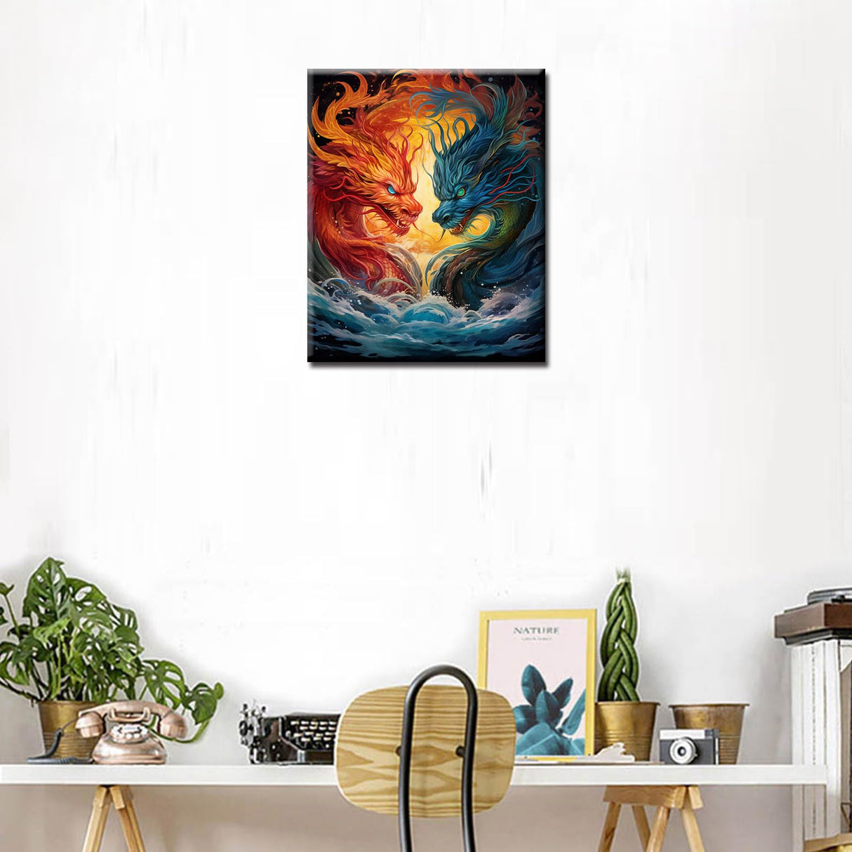 Basketball with Flames Painting Graffitic Sports Paint by Number Kits 16 x 20 inch Canvas Basketball on Fire DIY Oil Painting for Kids Adults Beginner with Brushes and Acrylic Boho Art(Frameless) TUMOVO