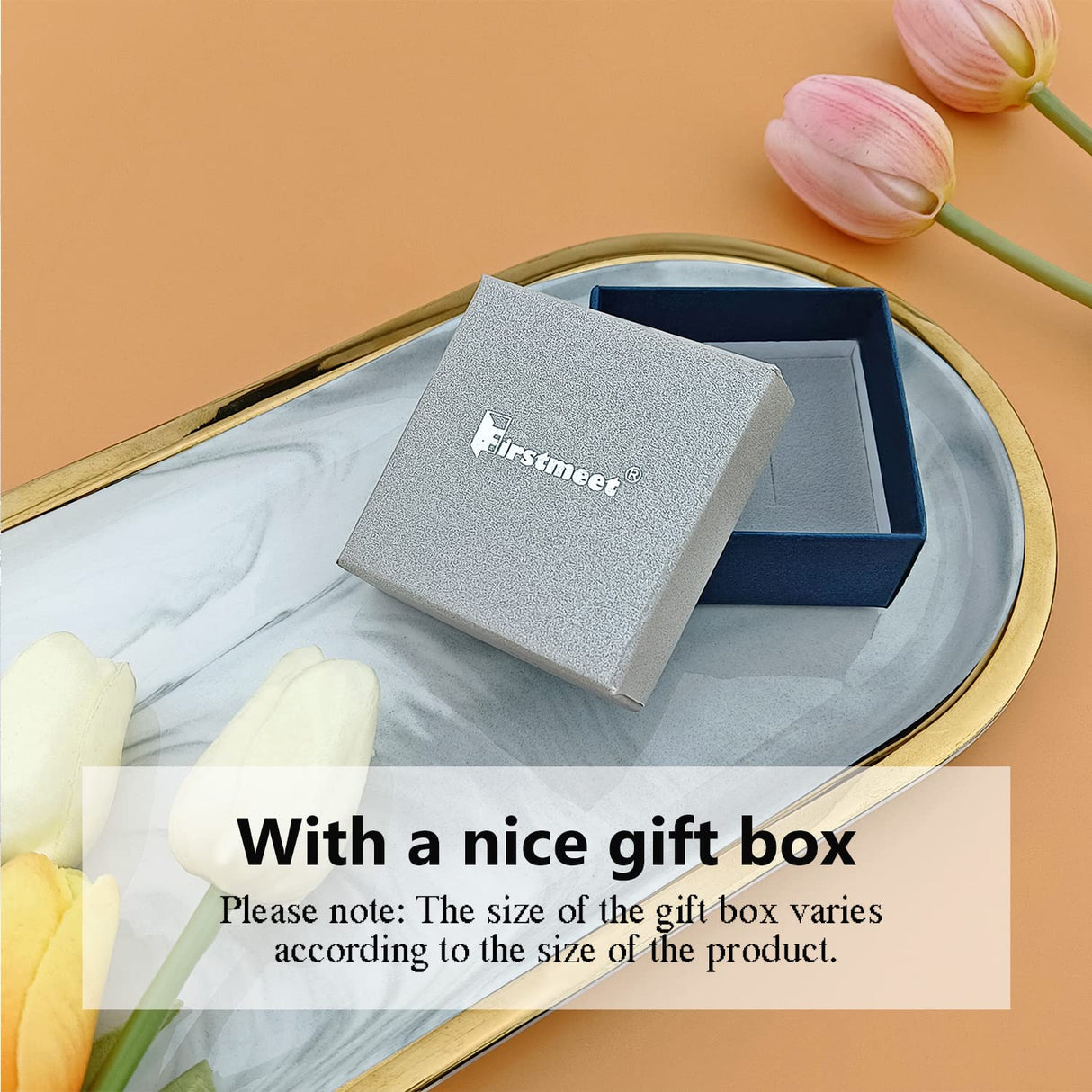 Firstmeet Handmade Multi-Layer Round Shell Wooden Beads Necklace with Earrings(XL-1101-Brown) Firstmeet