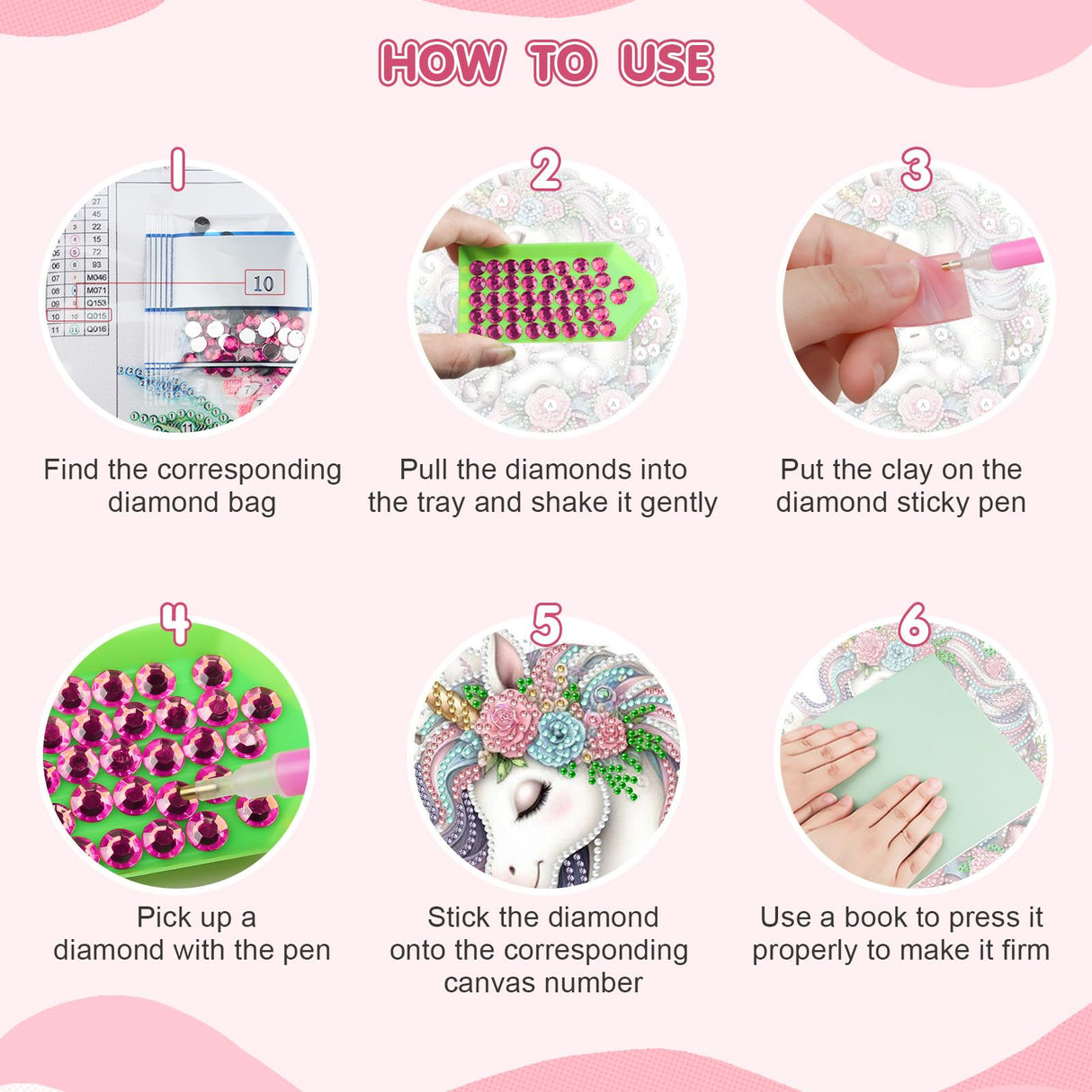 Bowetile Special Shape Diamond Art Painting Kits for Adults Beginners, Horse Diamond Art Painting Kits, 5D DIY Diamond Crystal Rhinestones Gem Art for Adults, Home Wall Decor 12ラ12 Inch Bowetile