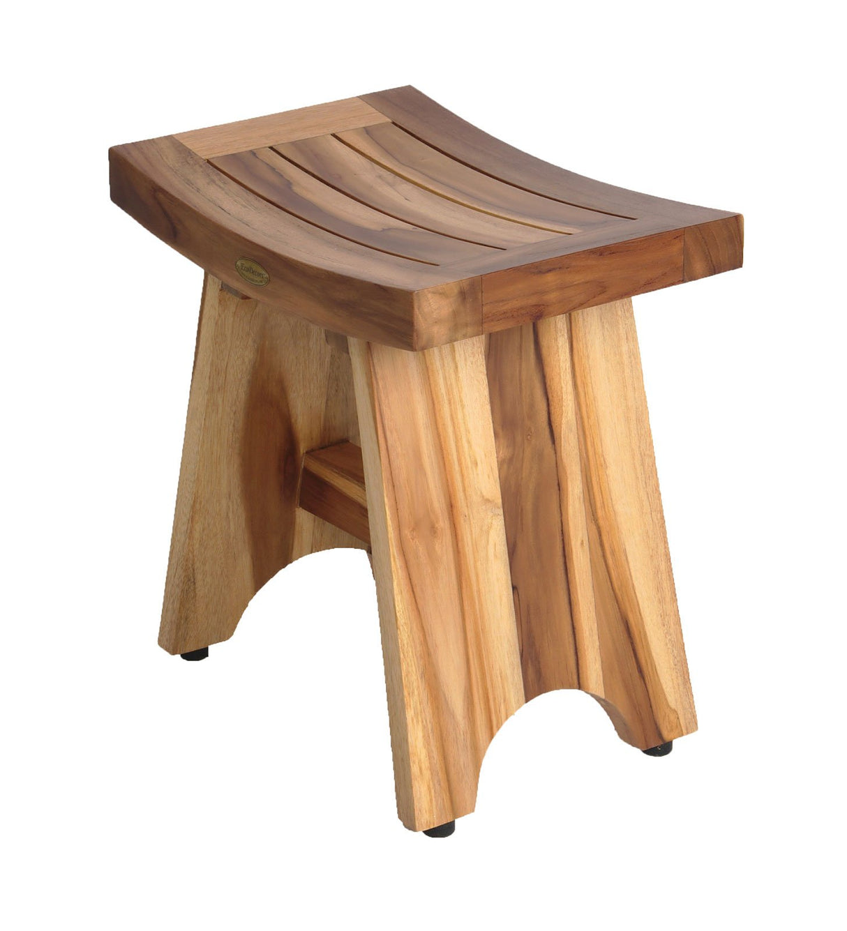 EcoDecors, Serenity, 18 ", Teak Shower Bench, Teak Bench for Shower, Teak Bench, Shower Teak Bench, Teak Wood Shower Bench, Teak Shower Stool, Teak Bench Shower, Teak Shower Bench for Inside Shower EcoDecors