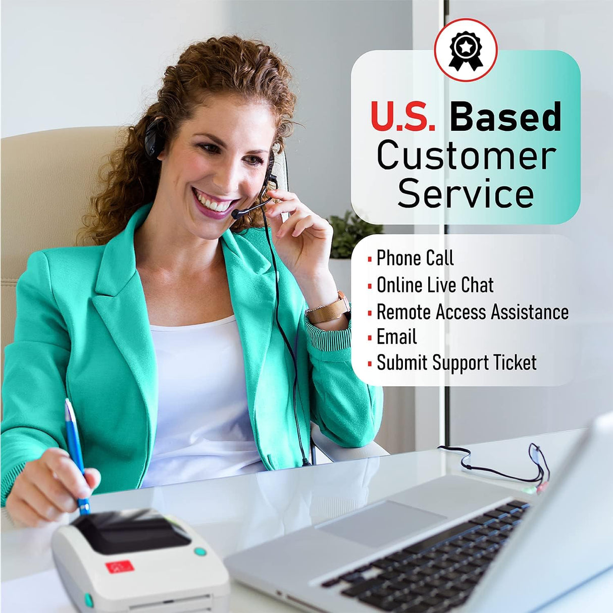 Arkscan 2054A Shipping Label Printer for Windows Mac Chromebook Android, Supports Amazon Ebay Paypal Etsy Shopify ShipStation Stamps UPS USPS FedEx DHL, Roll & Fanfold 4x6 Direct Thermal Label Arkscan
