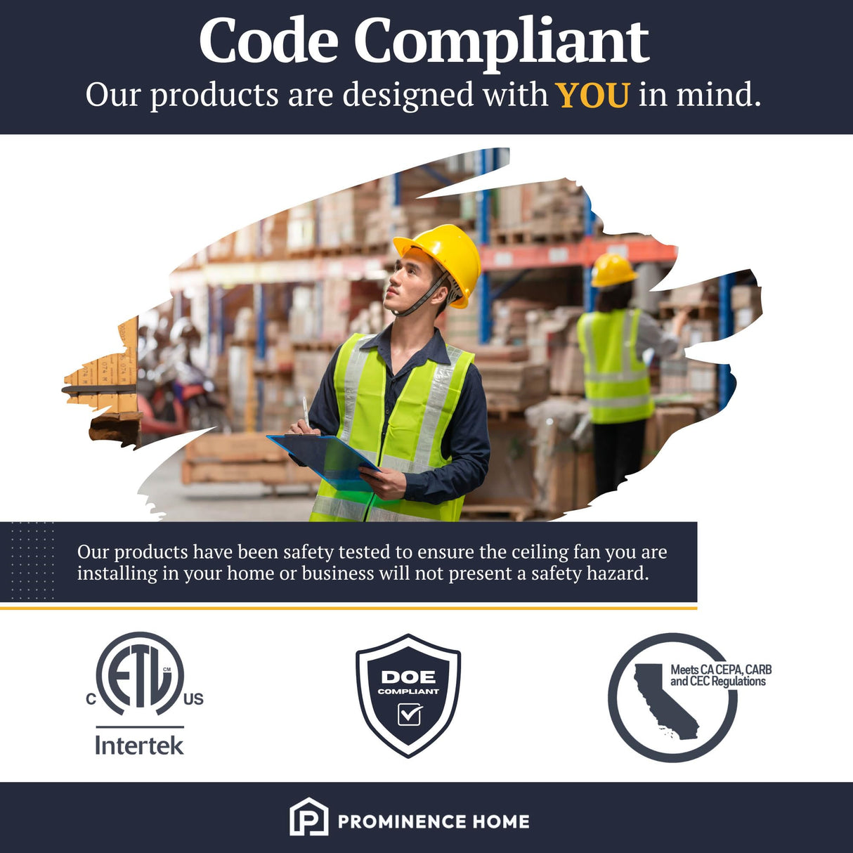 Prominence Home Lincoln Woods, 52 Inch Industrial Style LED Ceiling Fan with Light, Pull Chain, Three Mounting Options, 5 Dual Finish Blades, Reversible Motor - 50581-01 (Bronze) Prominence Home