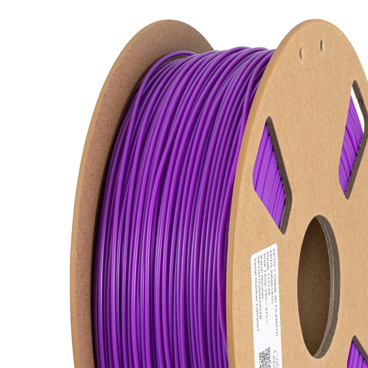 HZST3D 3D Printer Purple PETG Filament 1.75mm 1KG 3D Material Printing Filament (Purple) HZST3D