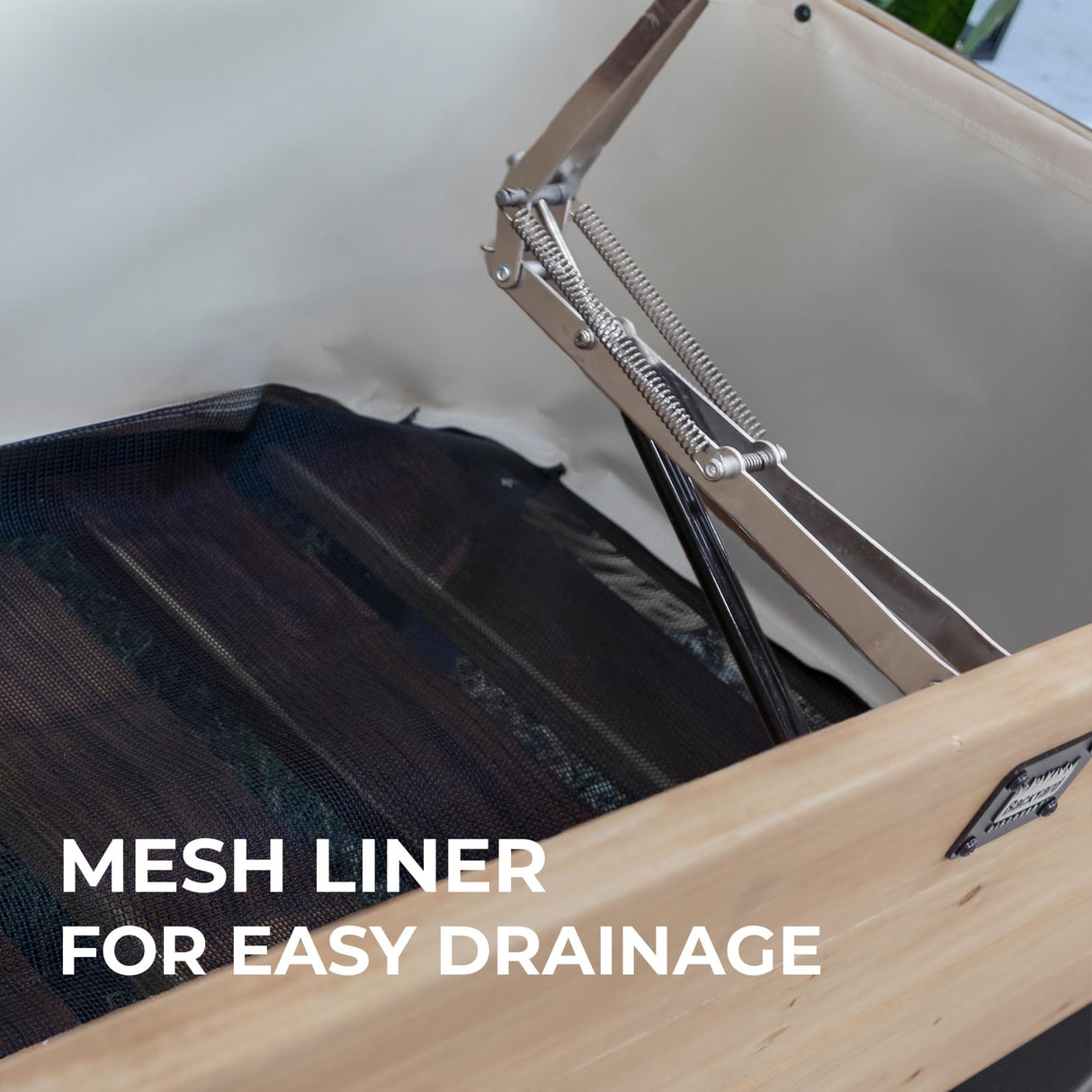 Backyard Discovery Aggie Cold Frame Box, Portable Wooden Garden Greenhouse, Indoor or Outdoor Terrarium Planter Box Backyard Discovery