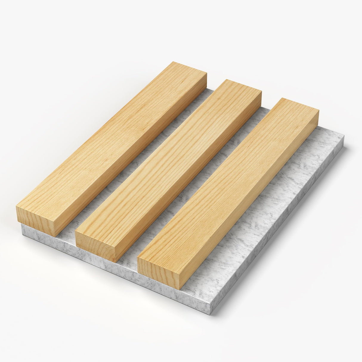 ROOMTEC Acoustic Wood Wall Panels, Soundproof Wall Panels, Wood Slat Wall Panels for Wall Decor (samples) ROOMTEC