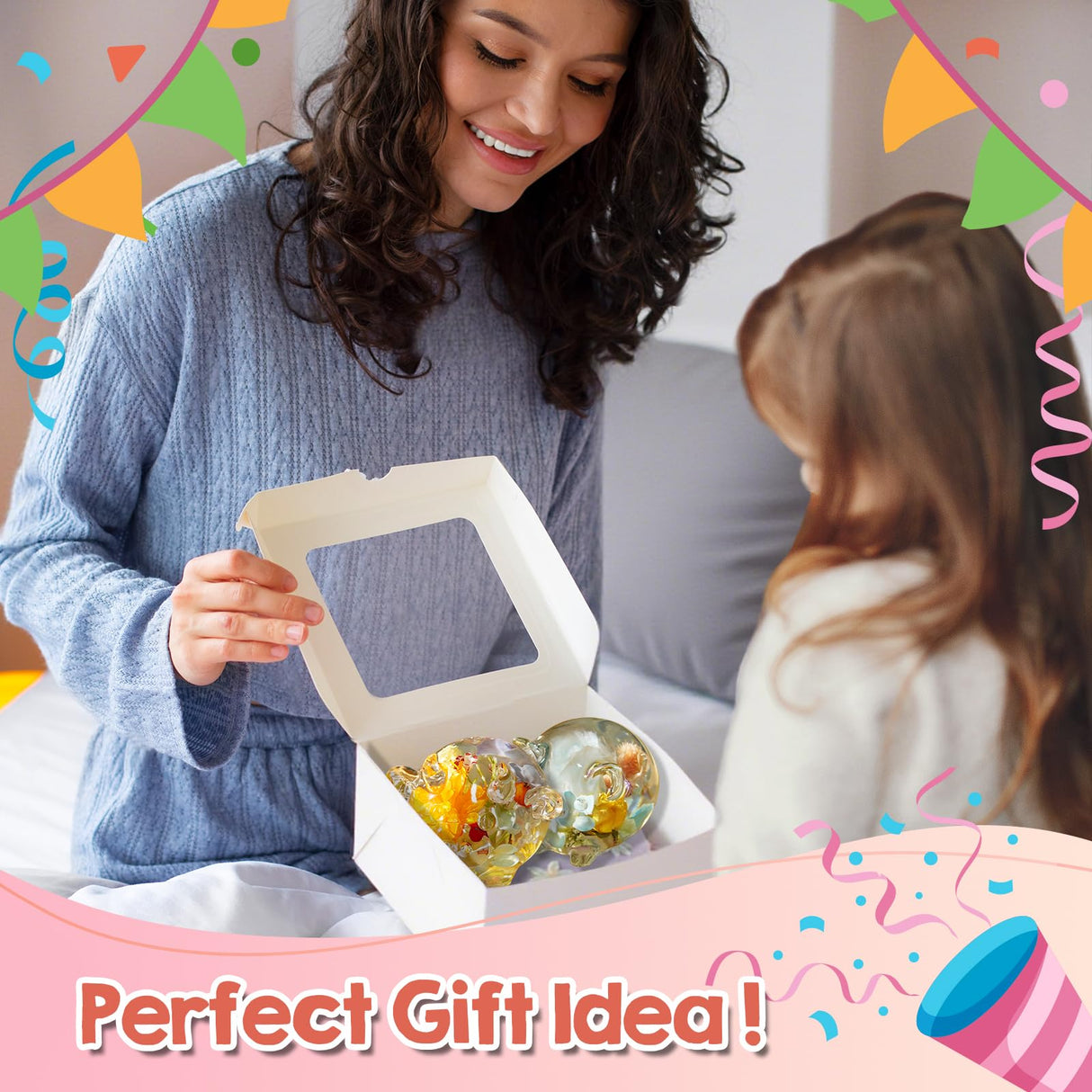 LET’S RESIN Animal Resin Molds, Cute Pig and Cow Figurine Silicone Molds for Epoxy Resin, Large 3D Round Resina Molds for Flowers Preservation, Resina Crafts, Home Desk Decor & Gifts for Animal Lovers LET'S RESIN