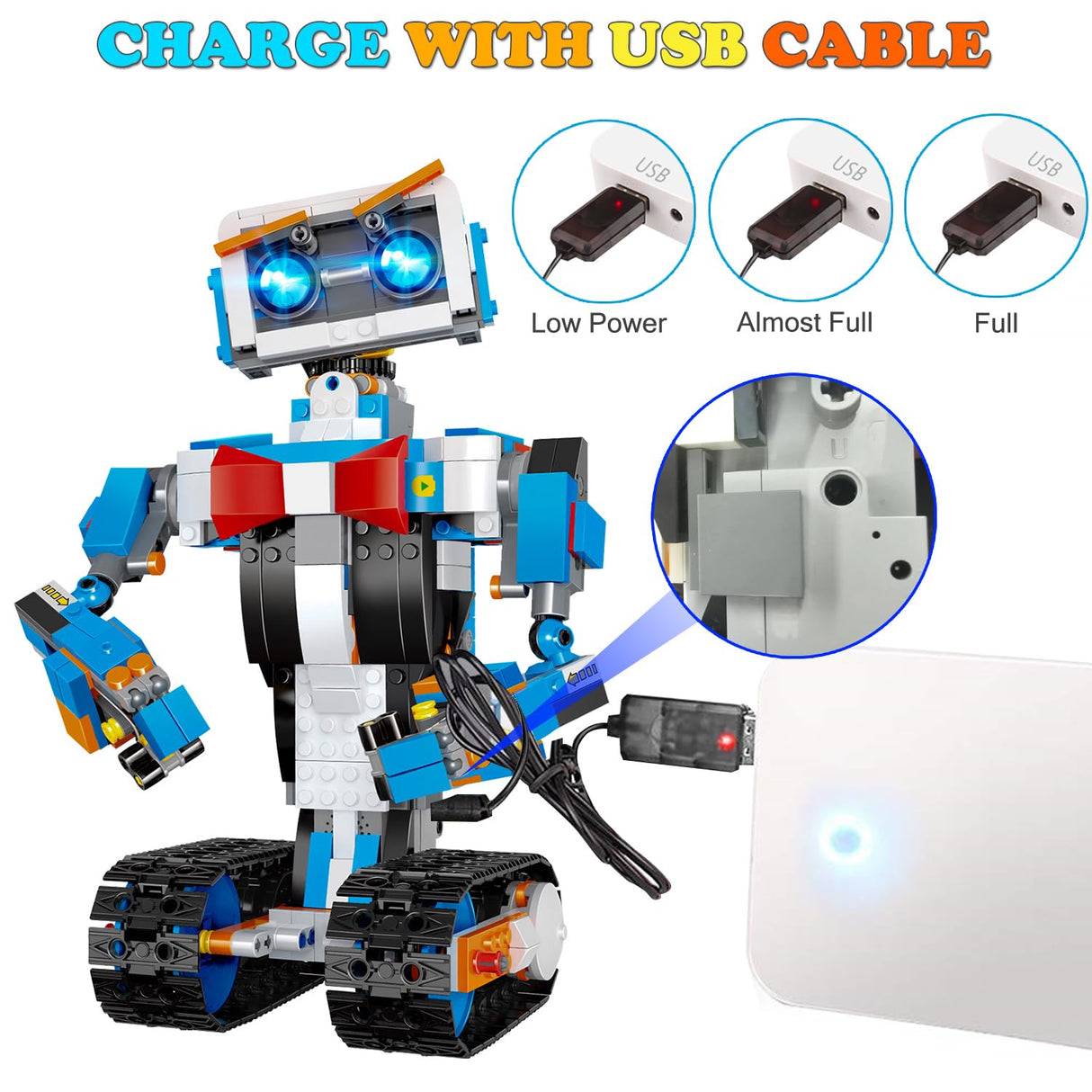 okk Robot Building Toys for Boys, STEM Projects for Kids Ages 8-12, Remote & APP Controlled Engineering Learning Educational Coding DIY Building Kit Rechargeable Robot Toy Gifts for Girls okk