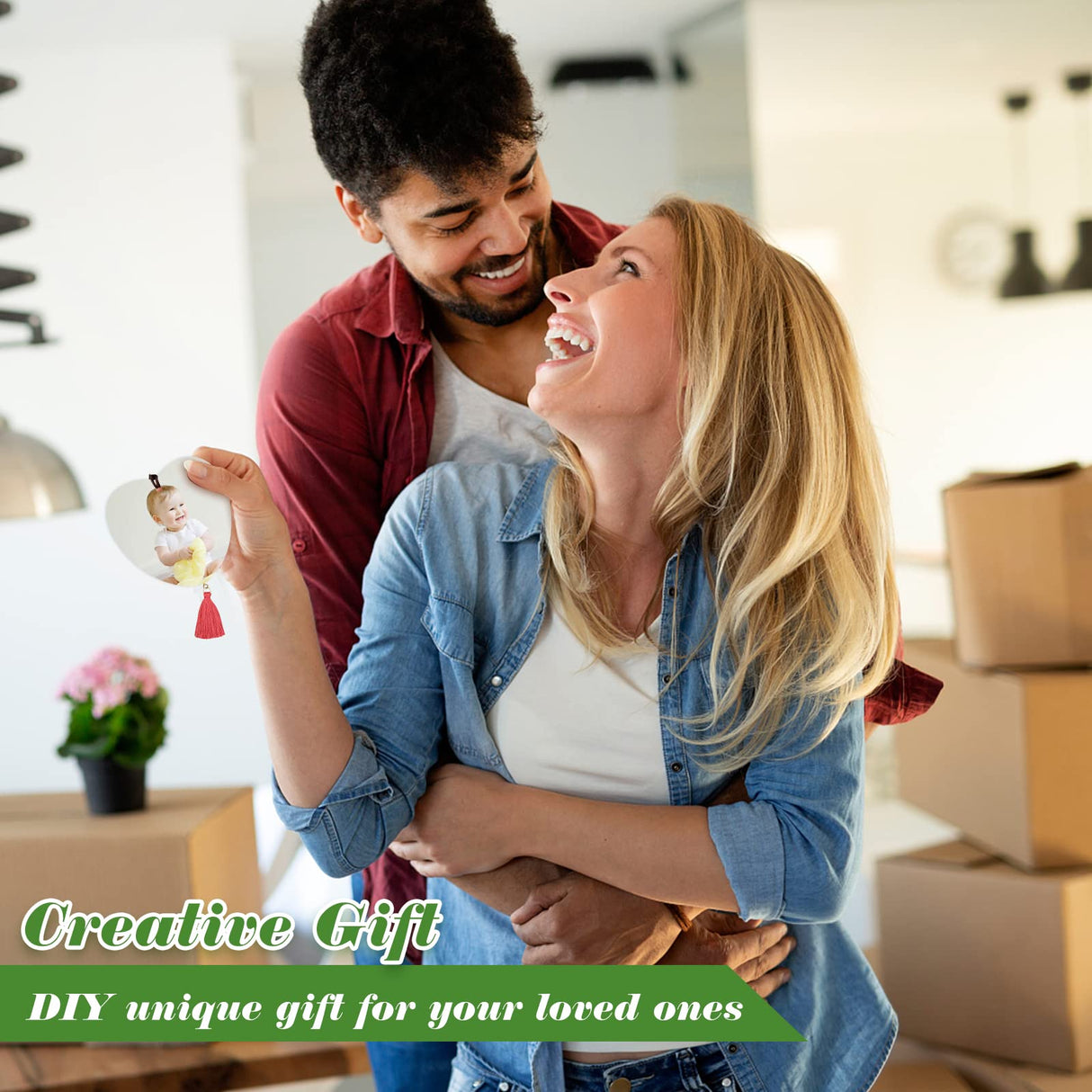 ZOCONE 50 Pcs Sublimation Air Fresheners Blanks with Bags Tassels Elastic Rope, White Felt Sublimation Blanks Bulk for Car and Home Hanging Air Freshener, 5 Shapes Fragrant Sheets (50 PCS 5 Shape) ZOCONE