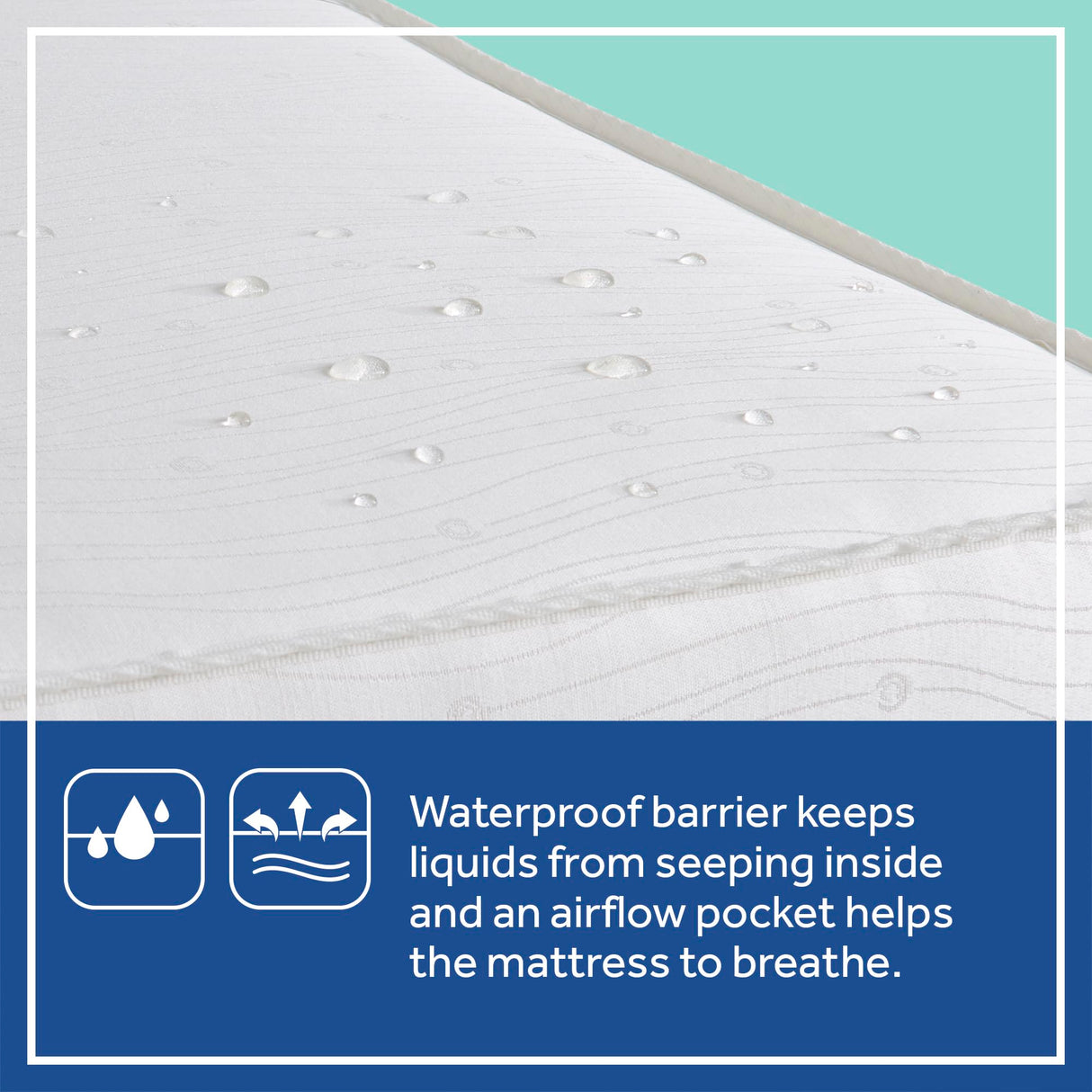 Sealy Baby Flex Cool Breathable 2 Stage Waterproof Crib Mattress plus Toddler Bed Fit, Airy Cotton Cover, 204 Premium Coils, GREENGUARD Gold Certified, Safety & Quality Tested, Made in USA, 52'X28' SEALY BABY