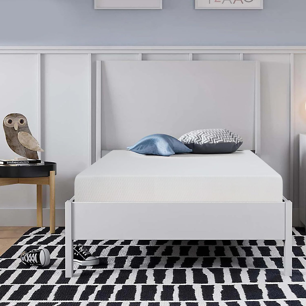 Dopinmin Twin Size 6 Inch Gel Memory Foam Mattress Medium-Firm Mattress for Pressure Relief & Cooler Sleep, Mattress for Kid Bunk Bed, Trundle Bed, Daybed, CertiPUR-US Certified, Bed in a Box Dopinmin