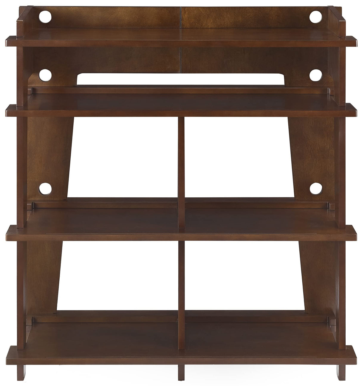 Crosley Furniture Soho Media Console, Record Player Stand with Vinyl Storage, Modern Home Organizer, Mahogany Crosley Furniture