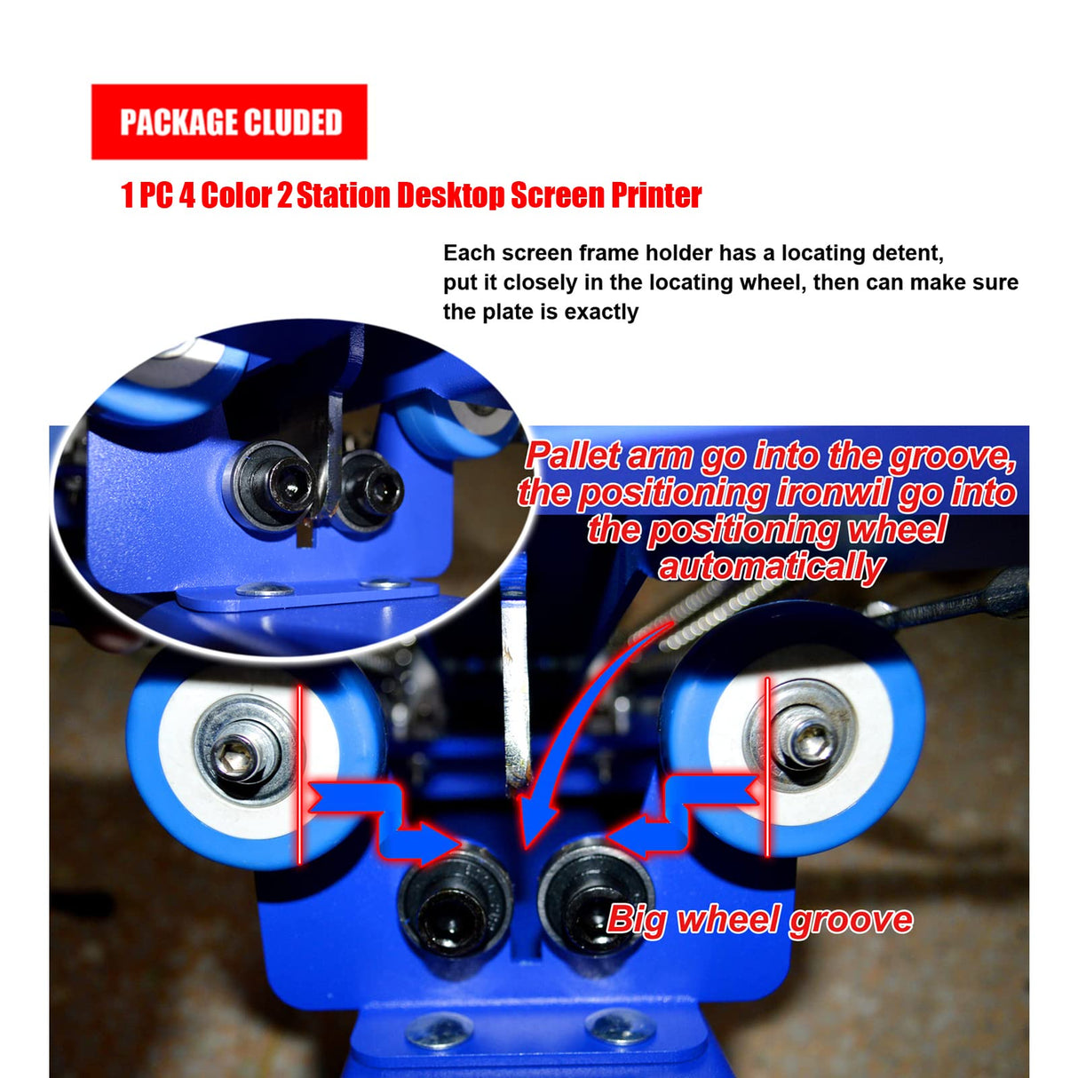 Tianiuseen 4 Color 2 Station Screen Printing Kit Desktop Screen Printer Silk Printing Press Equipment Material 18 * 20 inch Flash Dryer UV Exposure Unit for T-Shirt DIY Tianiuseen