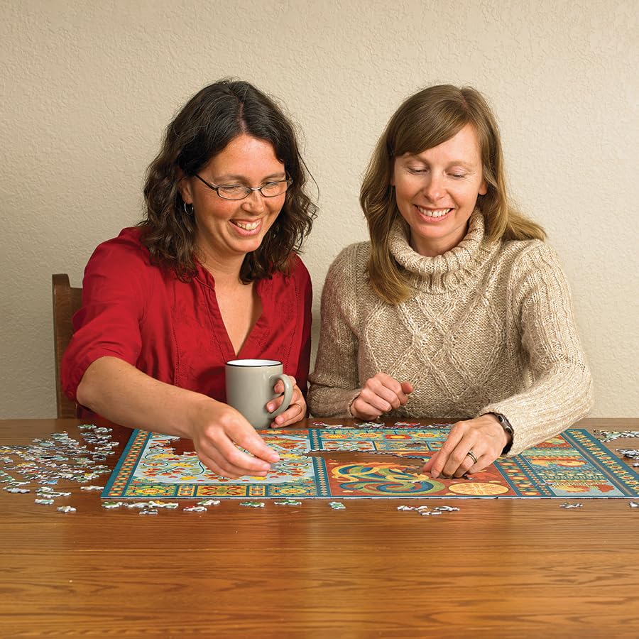 Cobble Hill 1000 Piece Puzzle - Scandi Chicken Quilt - Sample Poster Included Cobble Hill Puzzle Company Ltd.