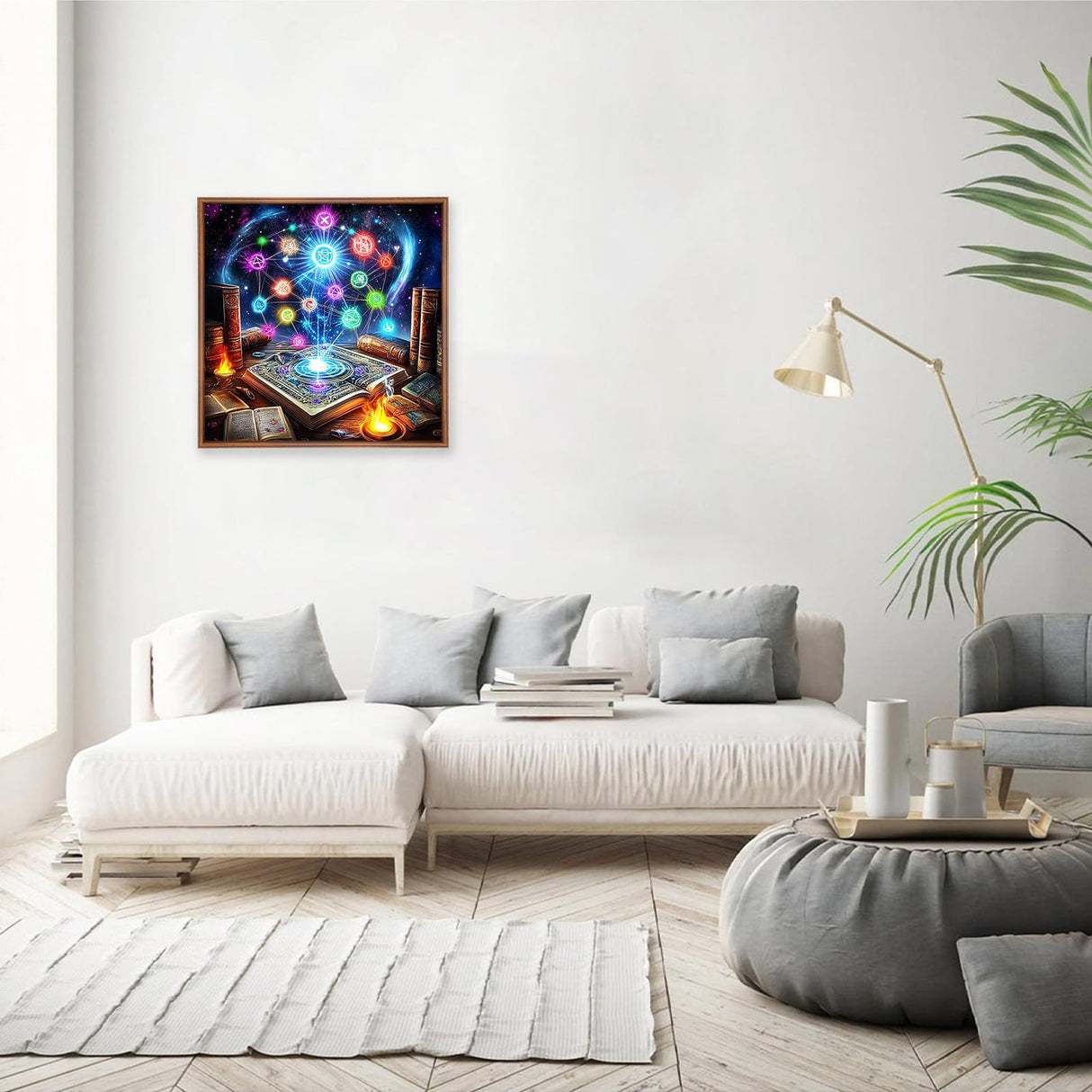 MEIYUDA Book Diamond Painting Kits for Adults, 5D Magic Book Diamond Art Kits for Beginners, DIY Gem Art Crystal Painting for Home Wall Decor and Present 12x12inch MEIYUDA