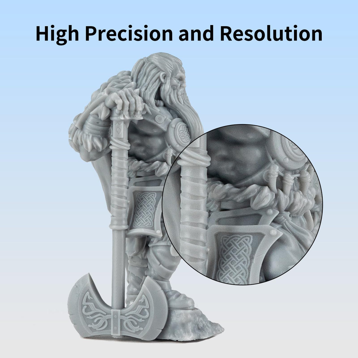 Siraya Tech Fast ABS-Like 3D Printer Resin 405nm UV-Curing Non-Brittle High Precision 3D Printing Liquid Standard Photopolymer Resin for LCD DLP 3D Printing(Grey, 1kg) Siraya Tech