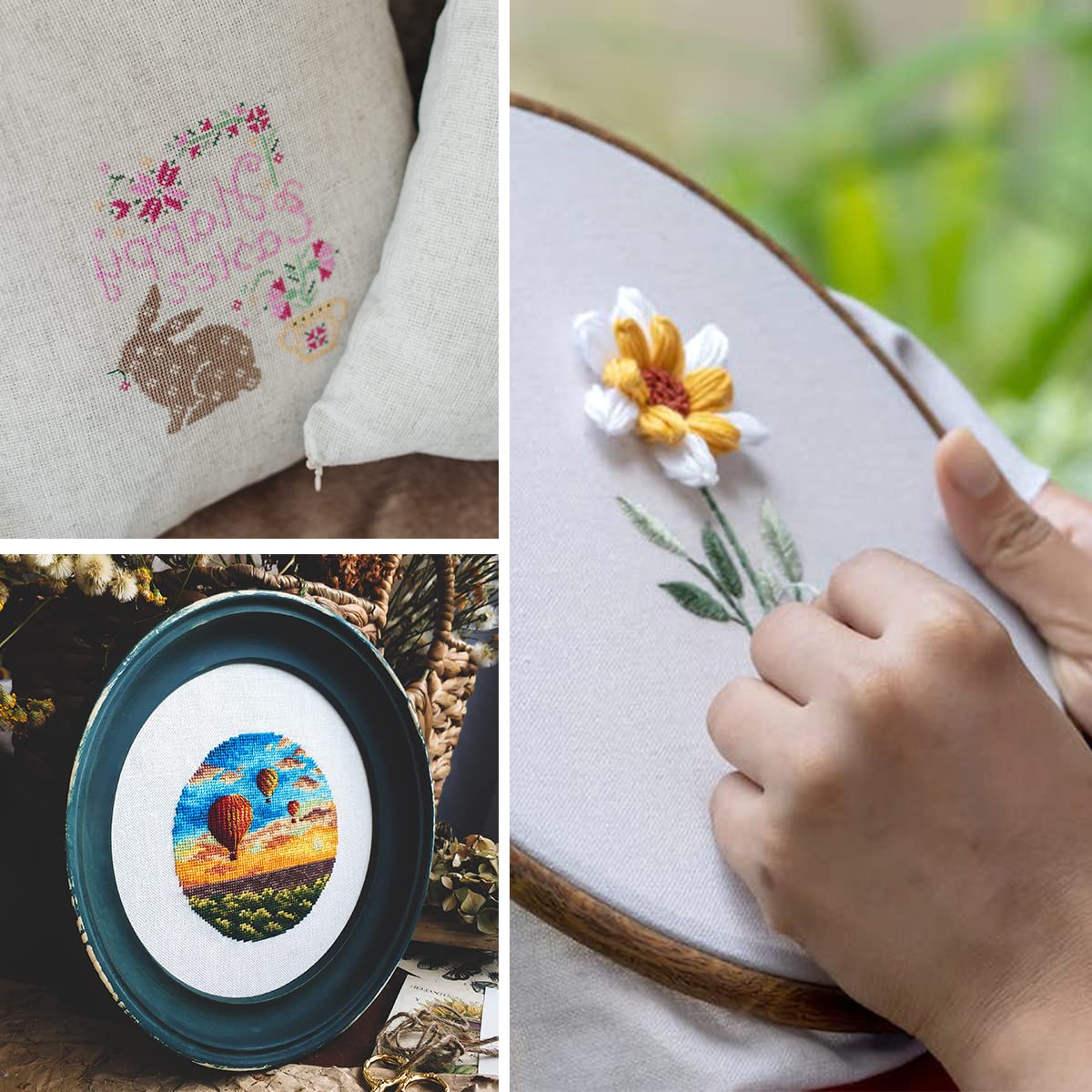 VICOVI Friendship Bracelet String Kits with Organizer Storage Box, 110 Colors Embroidery Floss 52Pcs Cross Stitch Tools-Labeled with Embroidery Thread Numbers for Bobbins Great Production Gift VICOVI