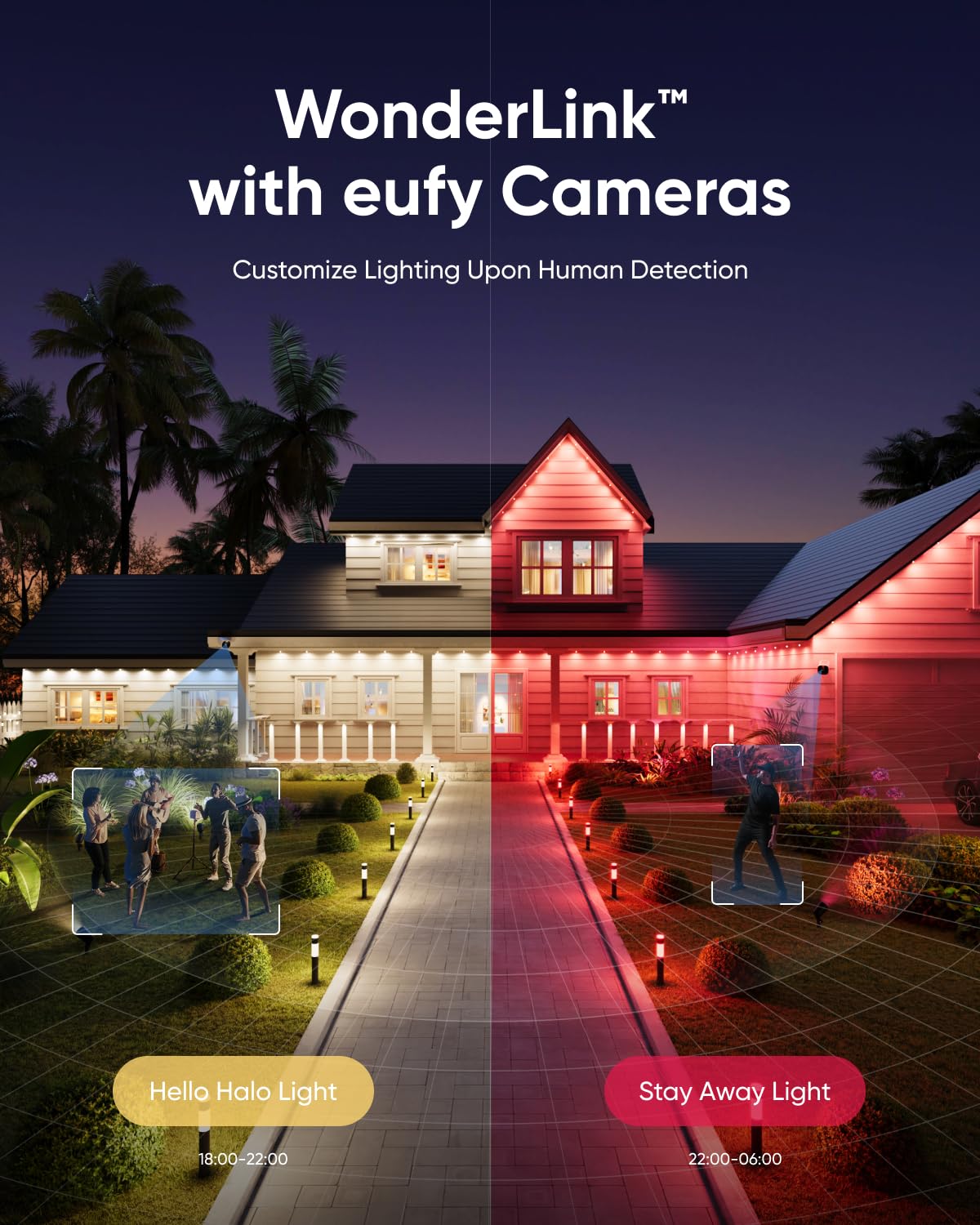 eufy Permanent Outdoor Lights E22, 100ft with 60 Triple-LED Lights, Smart RGBWW for Christmas, Daily and Holiday, IP67 Waterproof, AI Lighting Themes for Christmas Decorations, Links with Cameras eufy